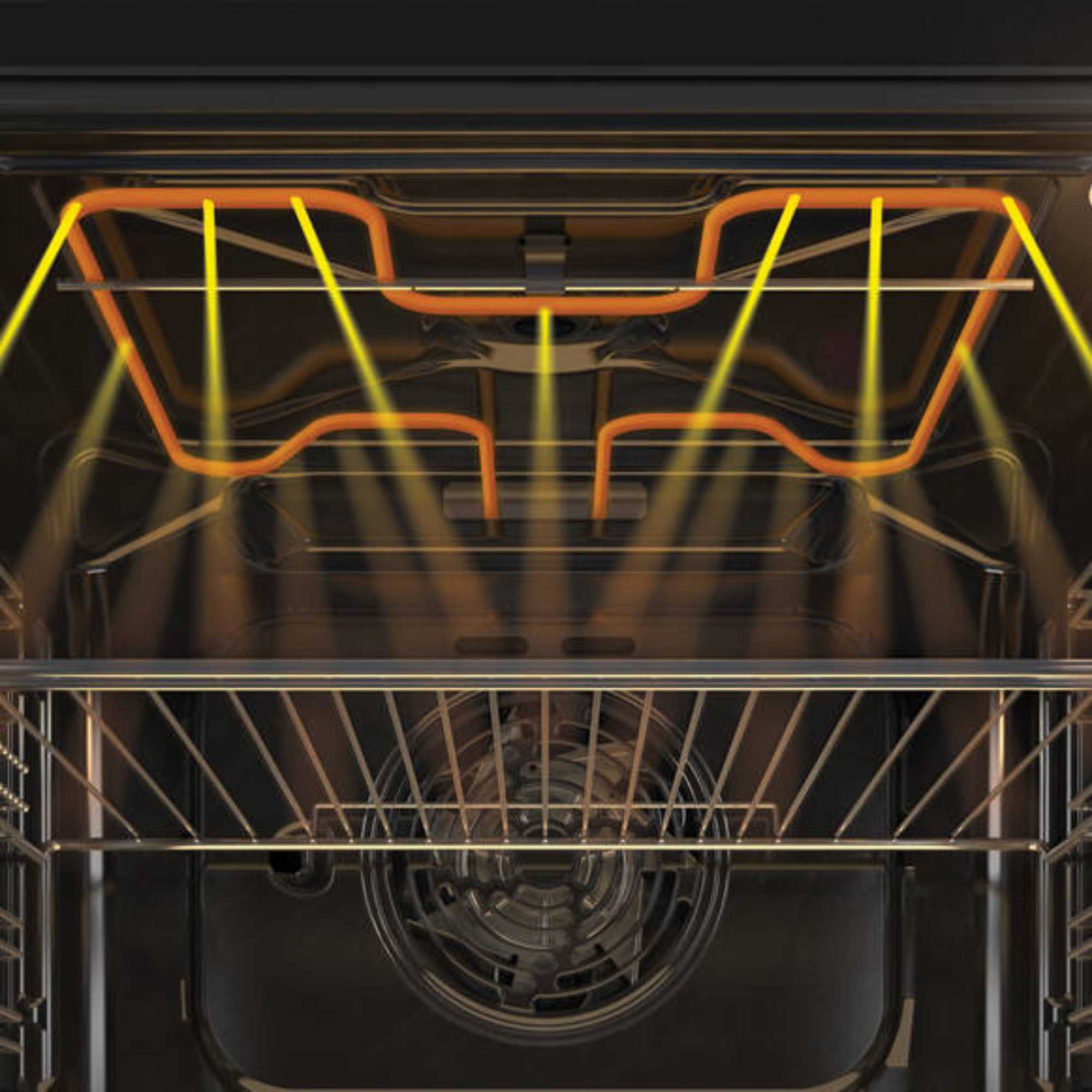IO 253 X UK Turn&Go Single Fan Oven - Stainless Steel