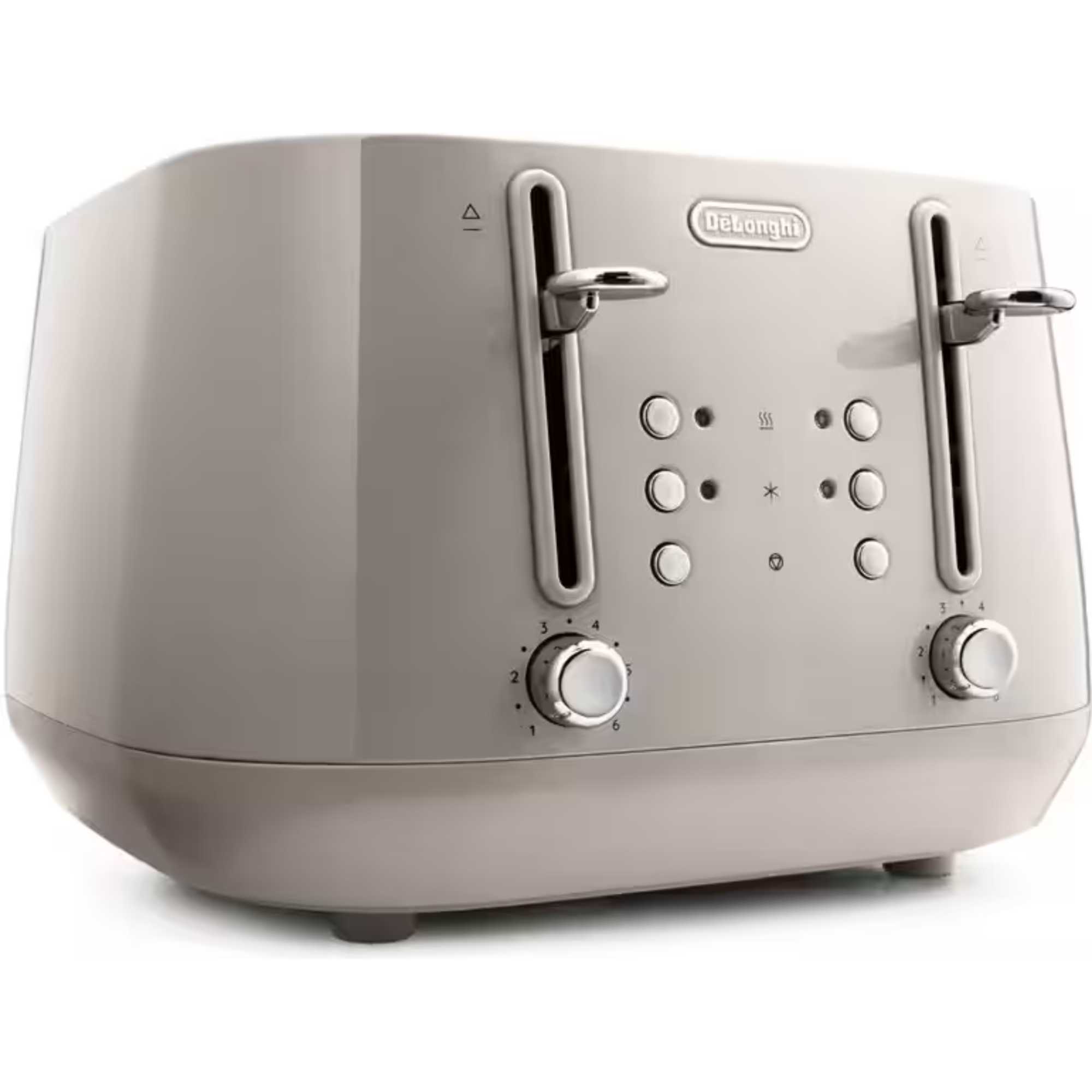 Eclettica 4 Slot Toaster - Biscuit Beige