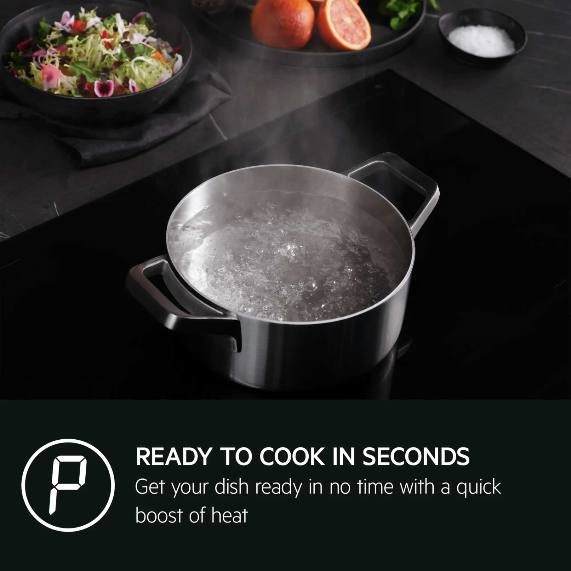 TO64IA00CB 58cm 4 Zone Induction Hob - Black