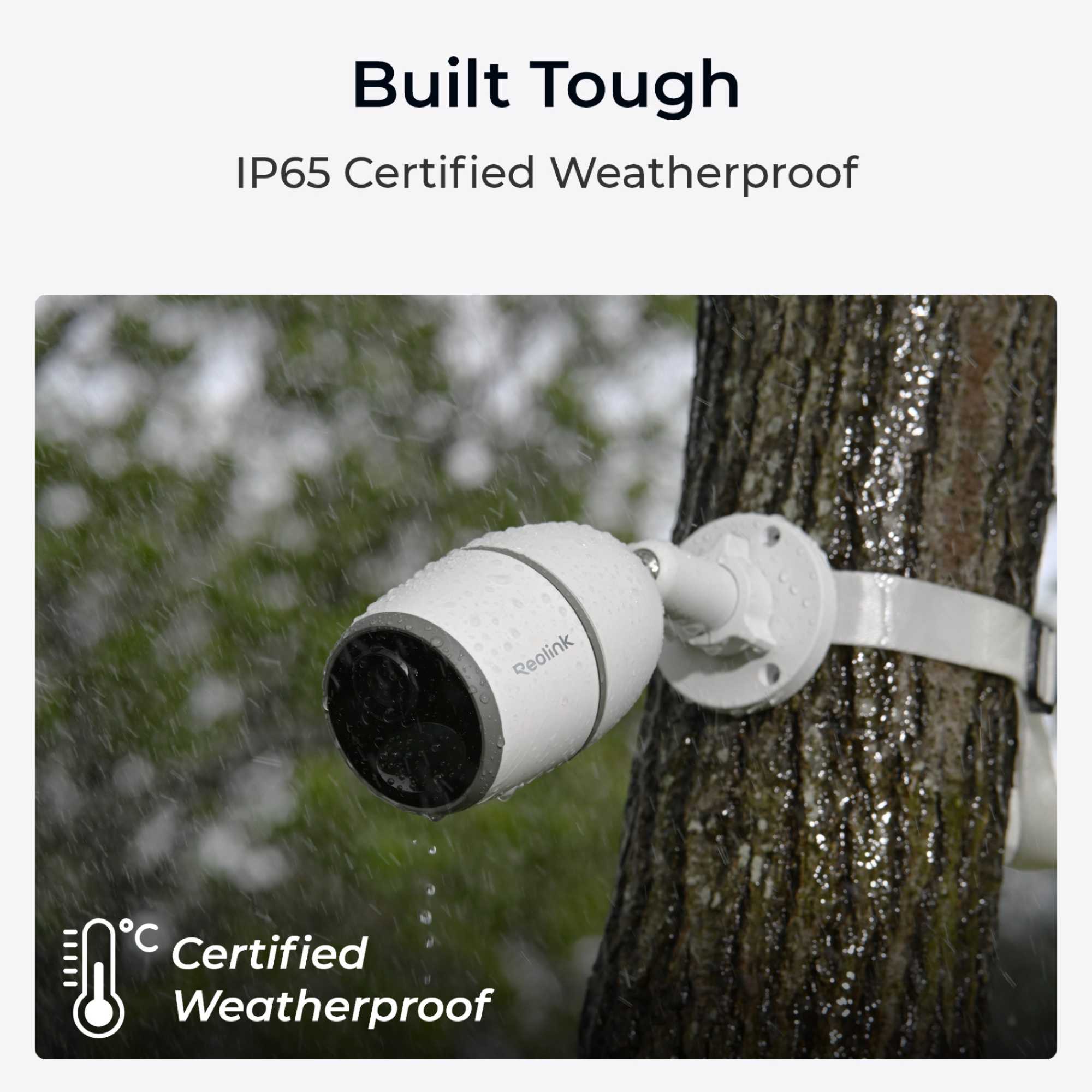 Go Series 2K Battery 4G LTE Outdoor Security Camera with Solar Panel + 64GB