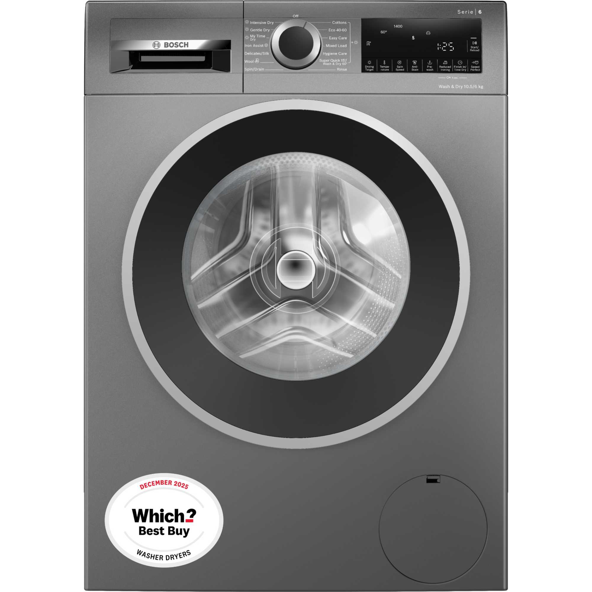 Series 6 10.5kg Wash 6kg Dry 1400rpm Washer Dryer - WNG254R1GB