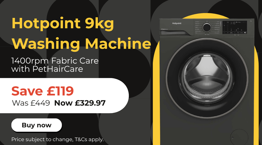 Save on Hotpoint washing machine