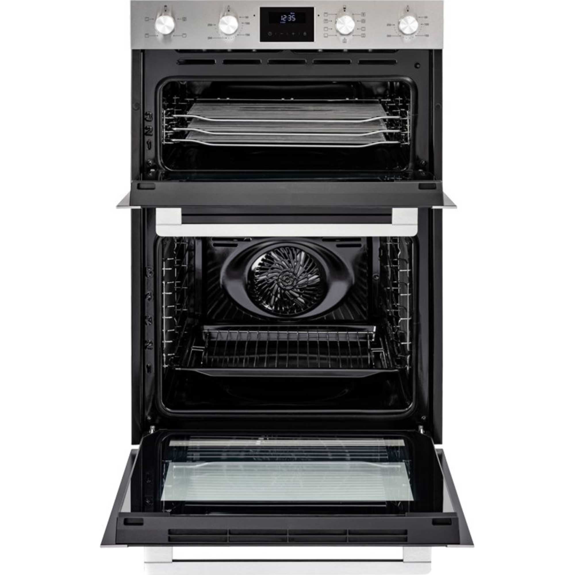 BI903MFCSTA 60cm Built-In Double Oven - Stainless Steel