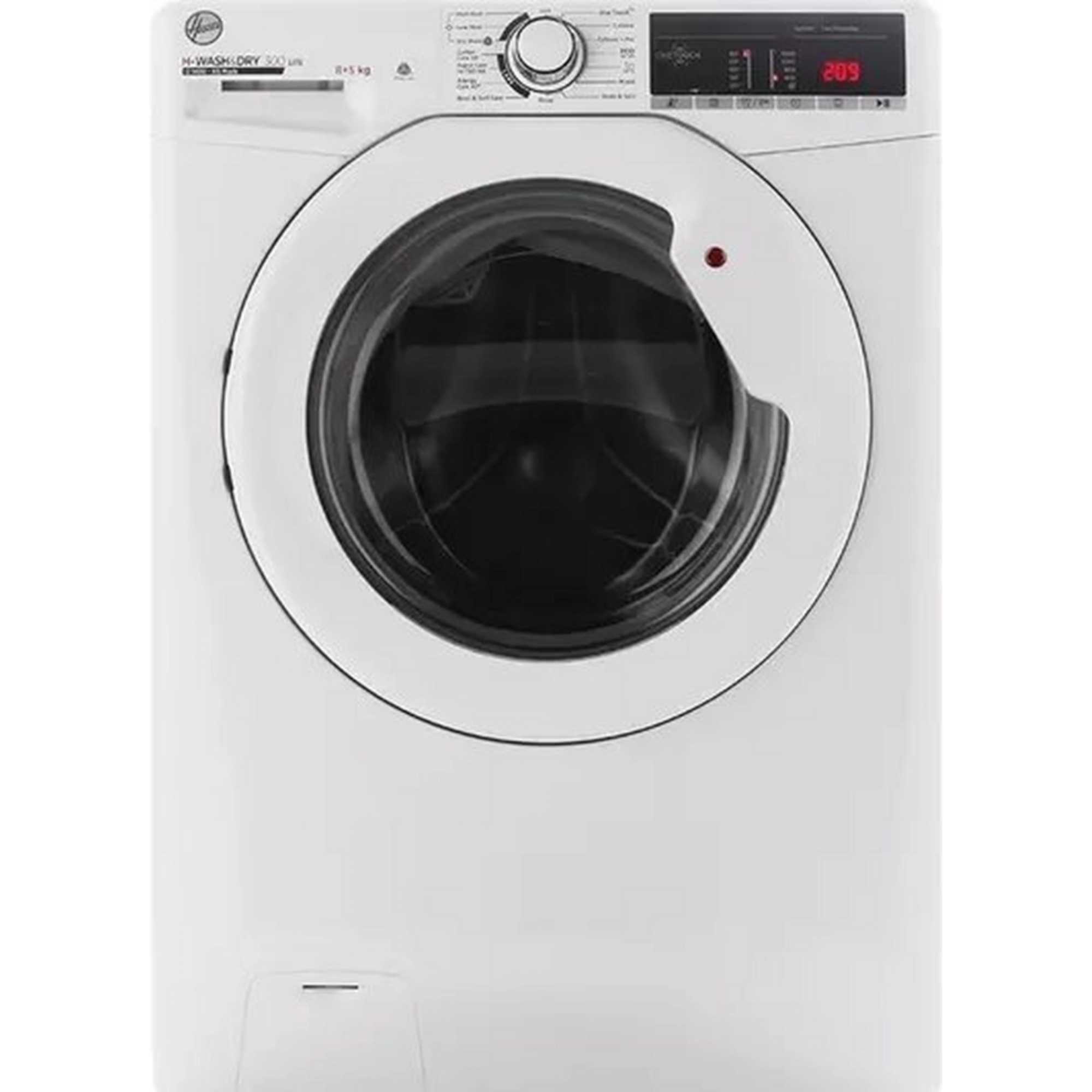 H3D496TE1-80 9kg/6kg Washer Dryer - White