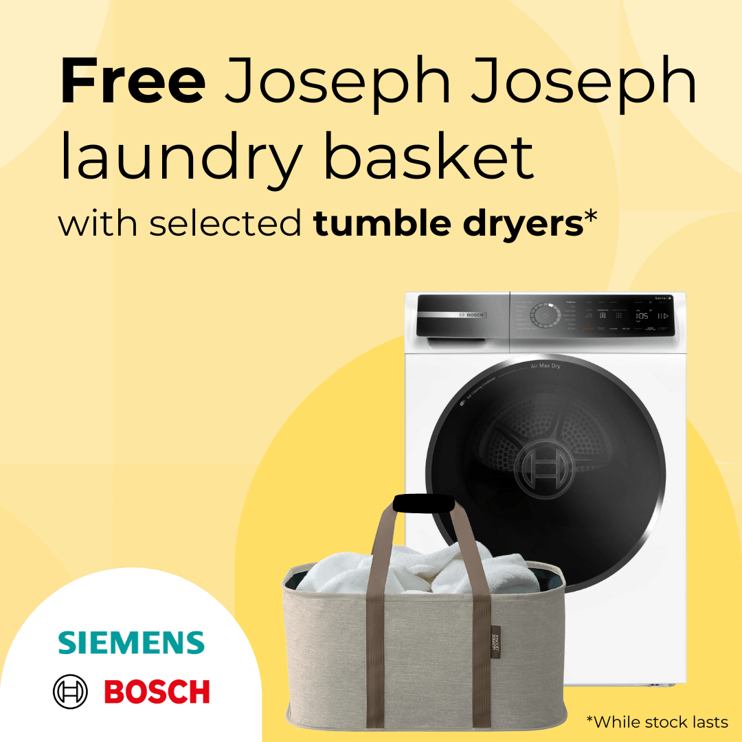 Free Joseph Joseph laundry basket with selected tumble dryers