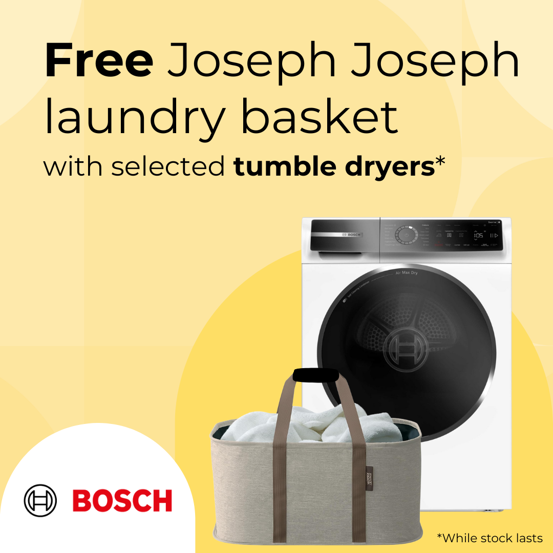 Free Joseph Joseph laundry basket with selected tumble dryers