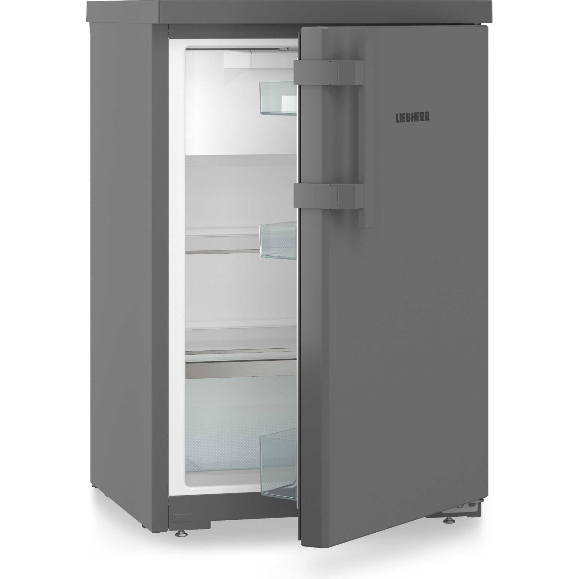 RDGD 1401 Pure SuperCool Under Counter Fridge with Ice Box - Dark Grey