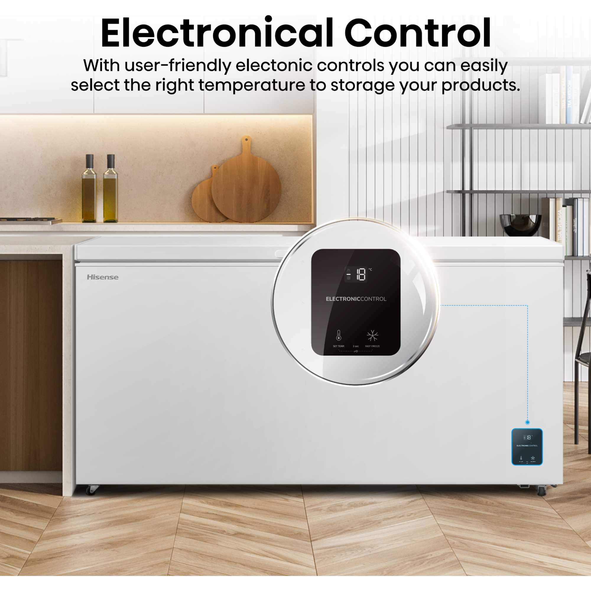 FC650D4AWLYE 500L Chest Freezer