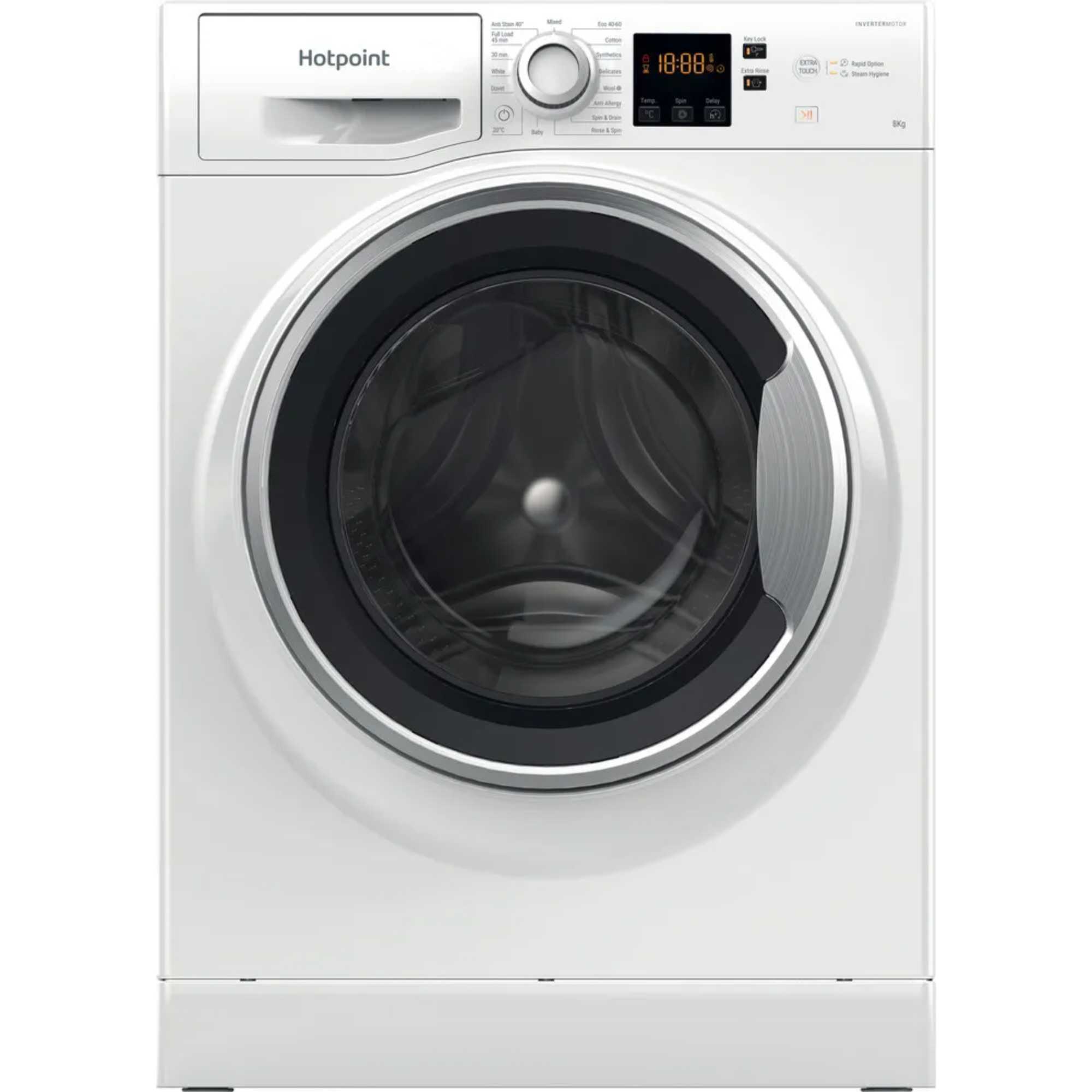 8kg 1400rpm Washing Machine - NSWE846WSUK