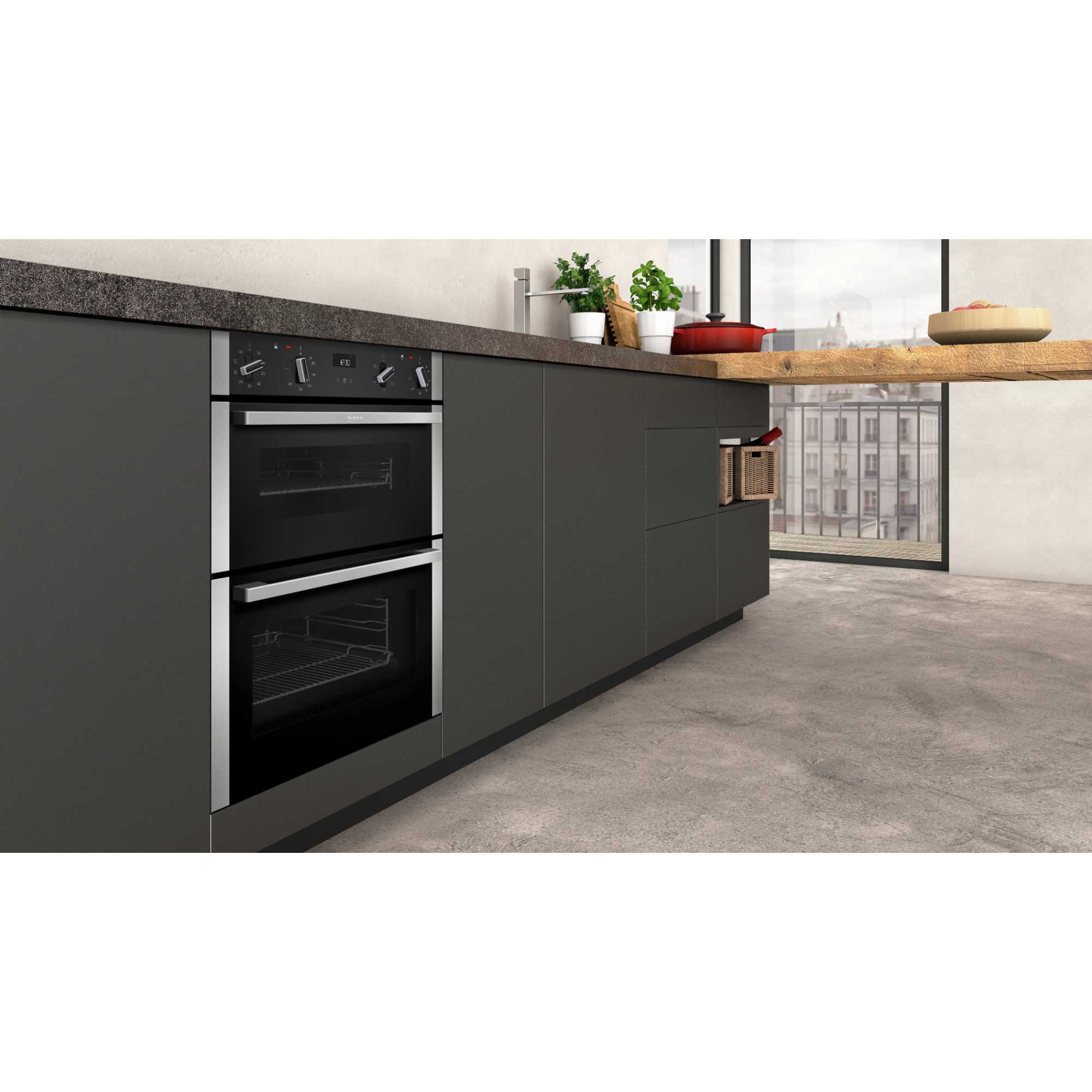 N 50 J1ACE2HN0B Built-In Double Oven - Stainless Steel