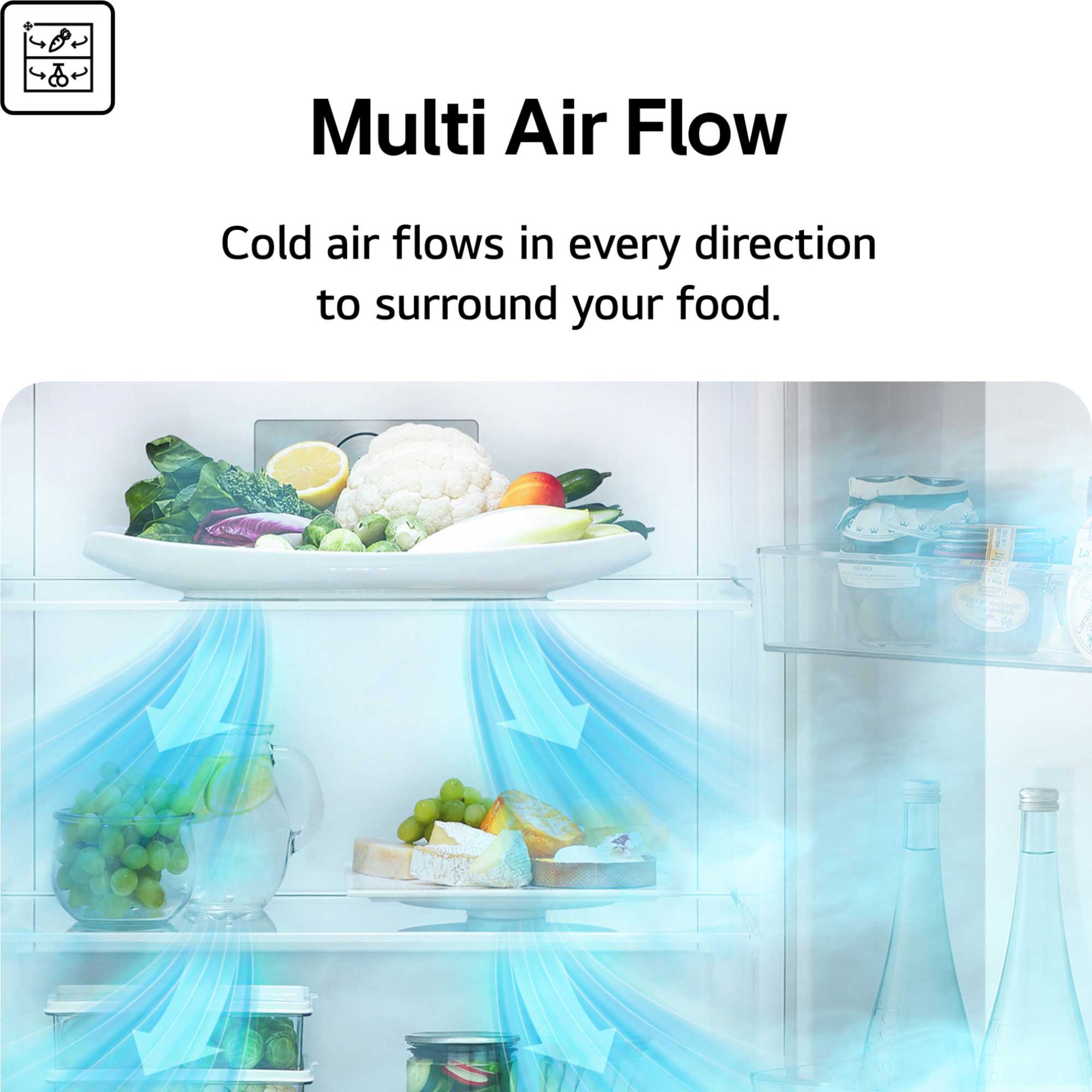 GBBSJ10EPY Total No Frost Fridge Freezer with DoorCooling - Silver