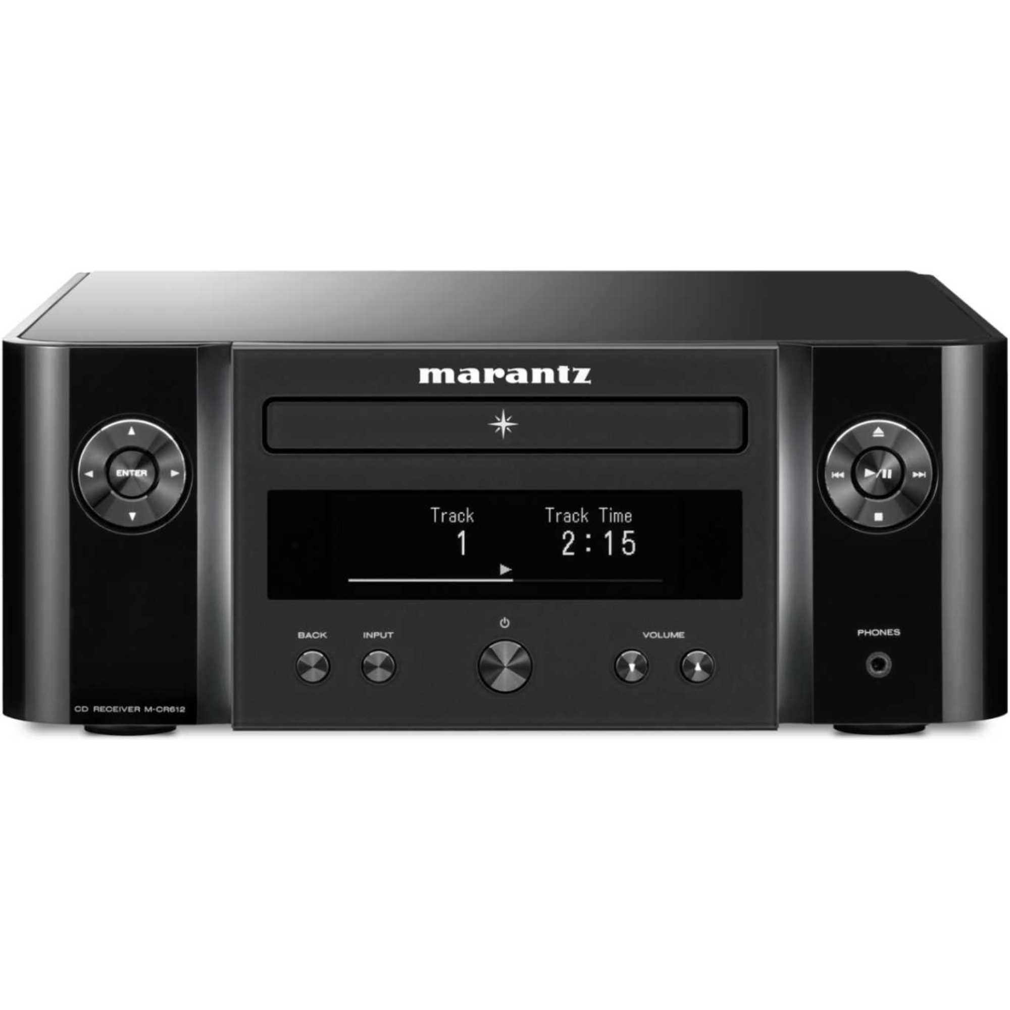 MCR612 Compact Network CD Receiver with Heos Connect - Black