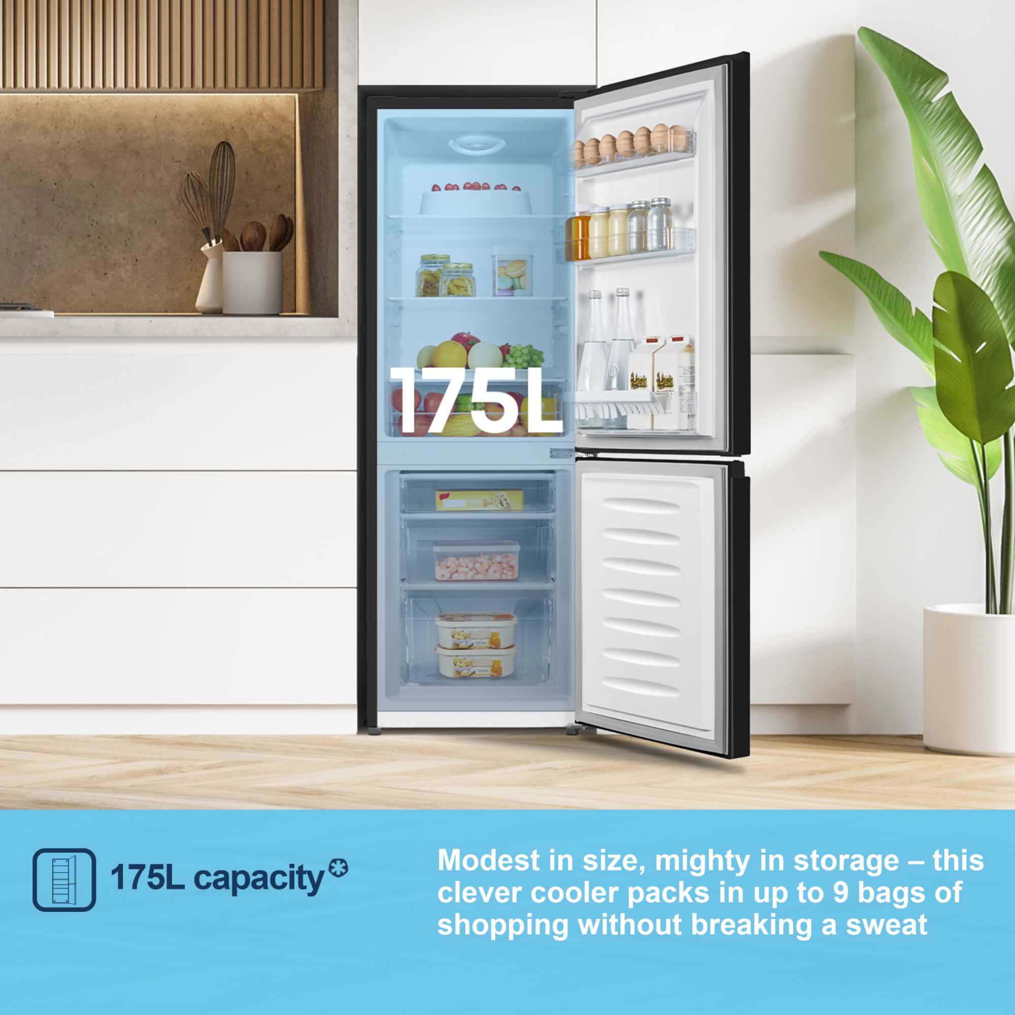 Fridge Freezer 70/30 - Black - MC50165EB