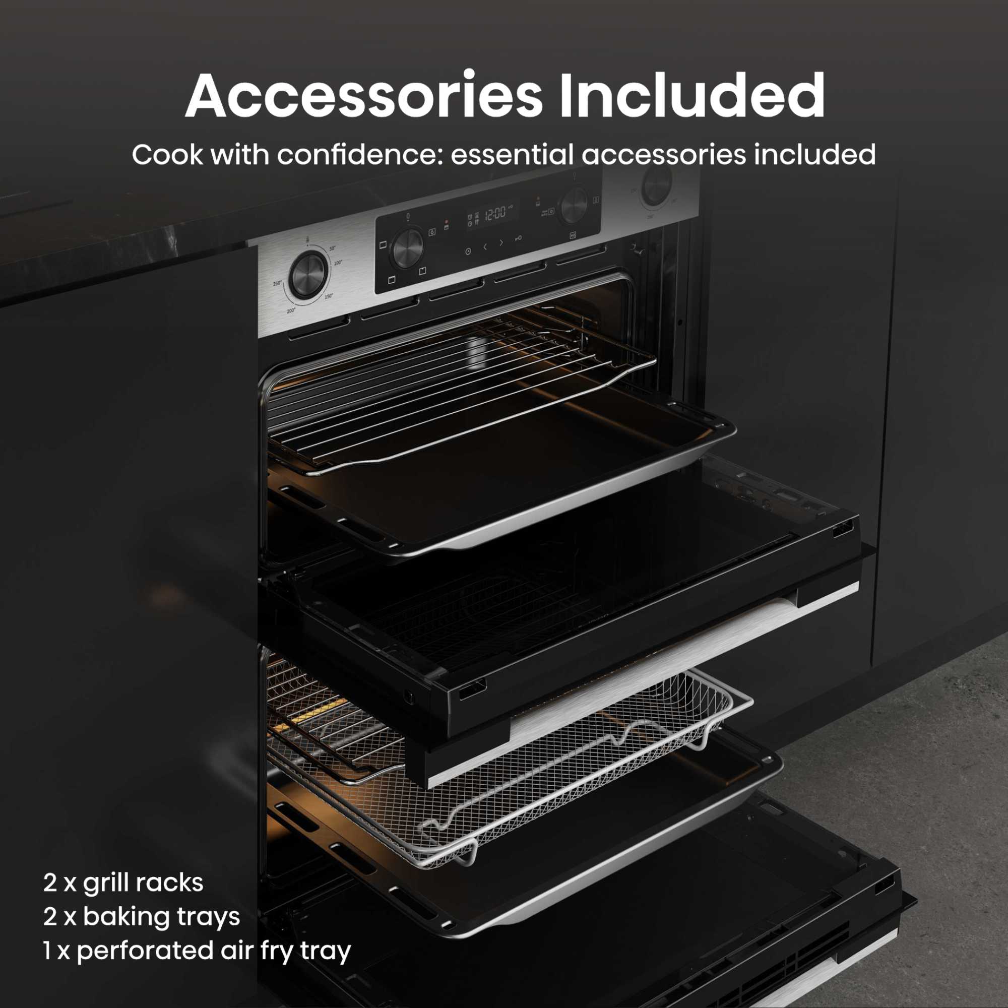 BUD714221CX Multi System Double Oven - Stainless Steel