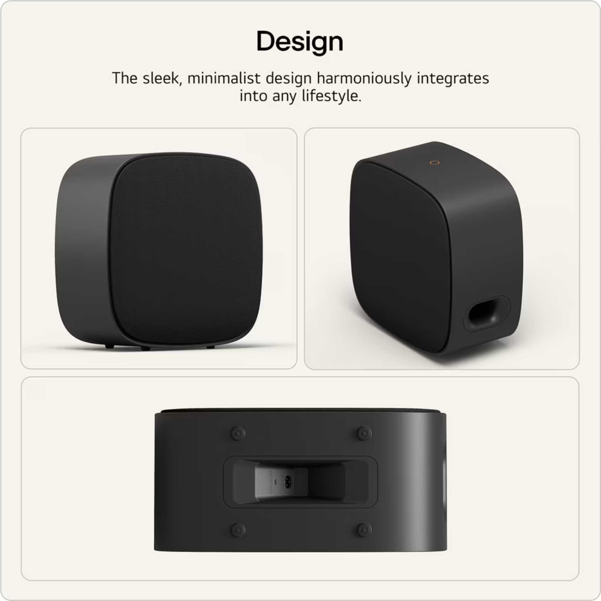 Sound Suite W7 Wireless Sub Woofer Dolby Atmos FlexConnect - Black