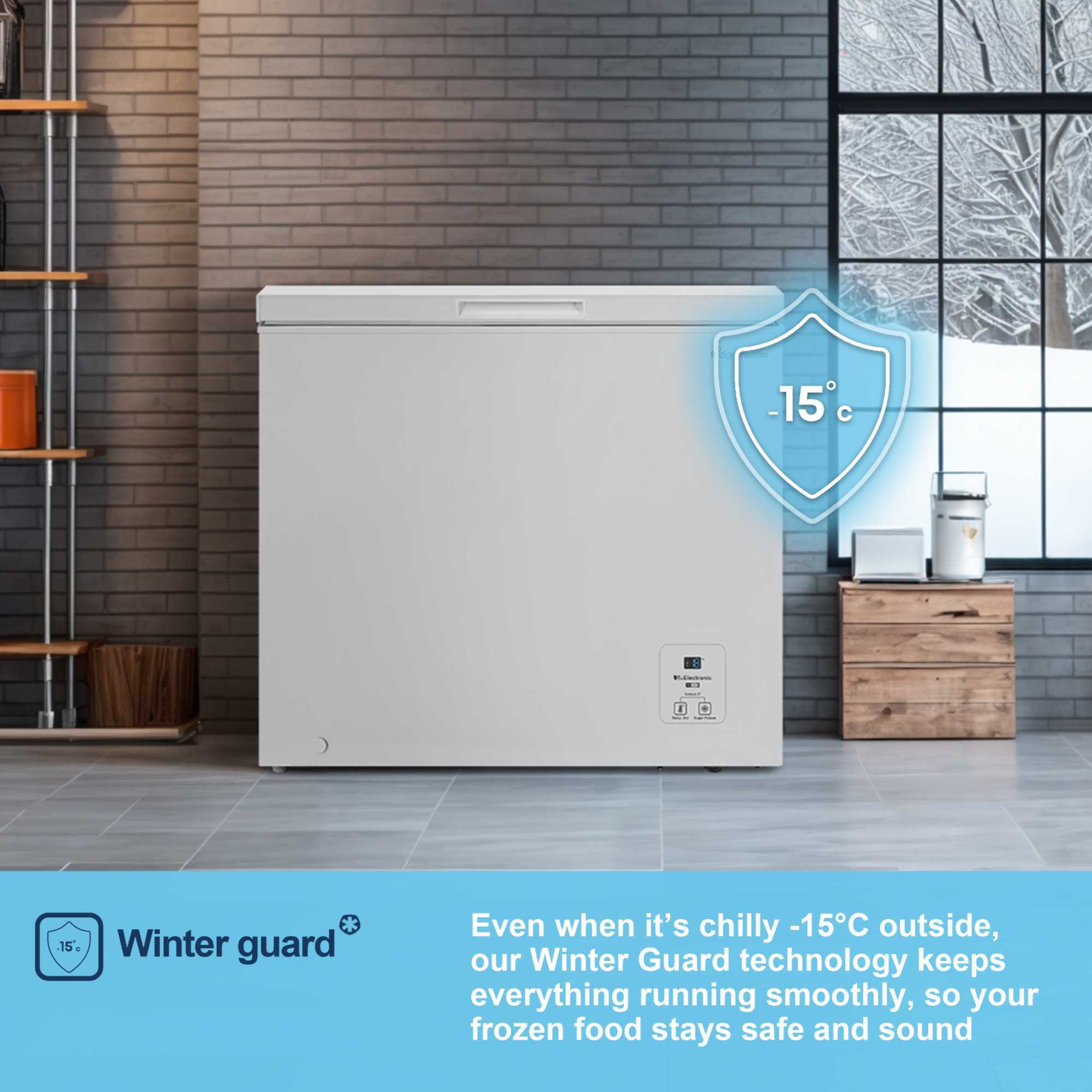 MCF198E 191L Chest Freezer - White