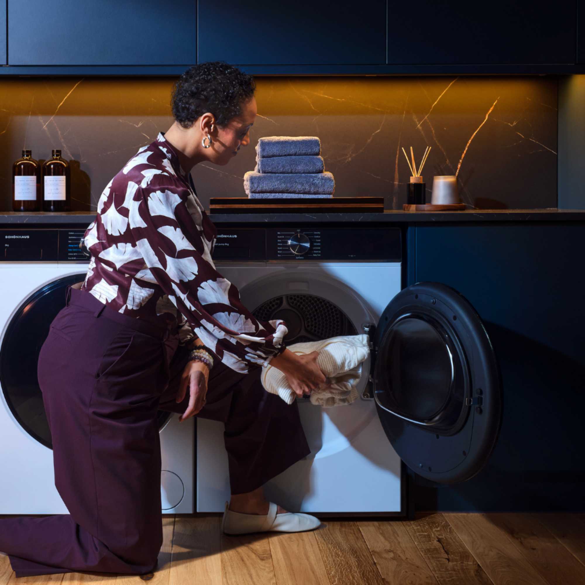 8kg Heat Pump Tumble Dryer - TDSHF018A3W