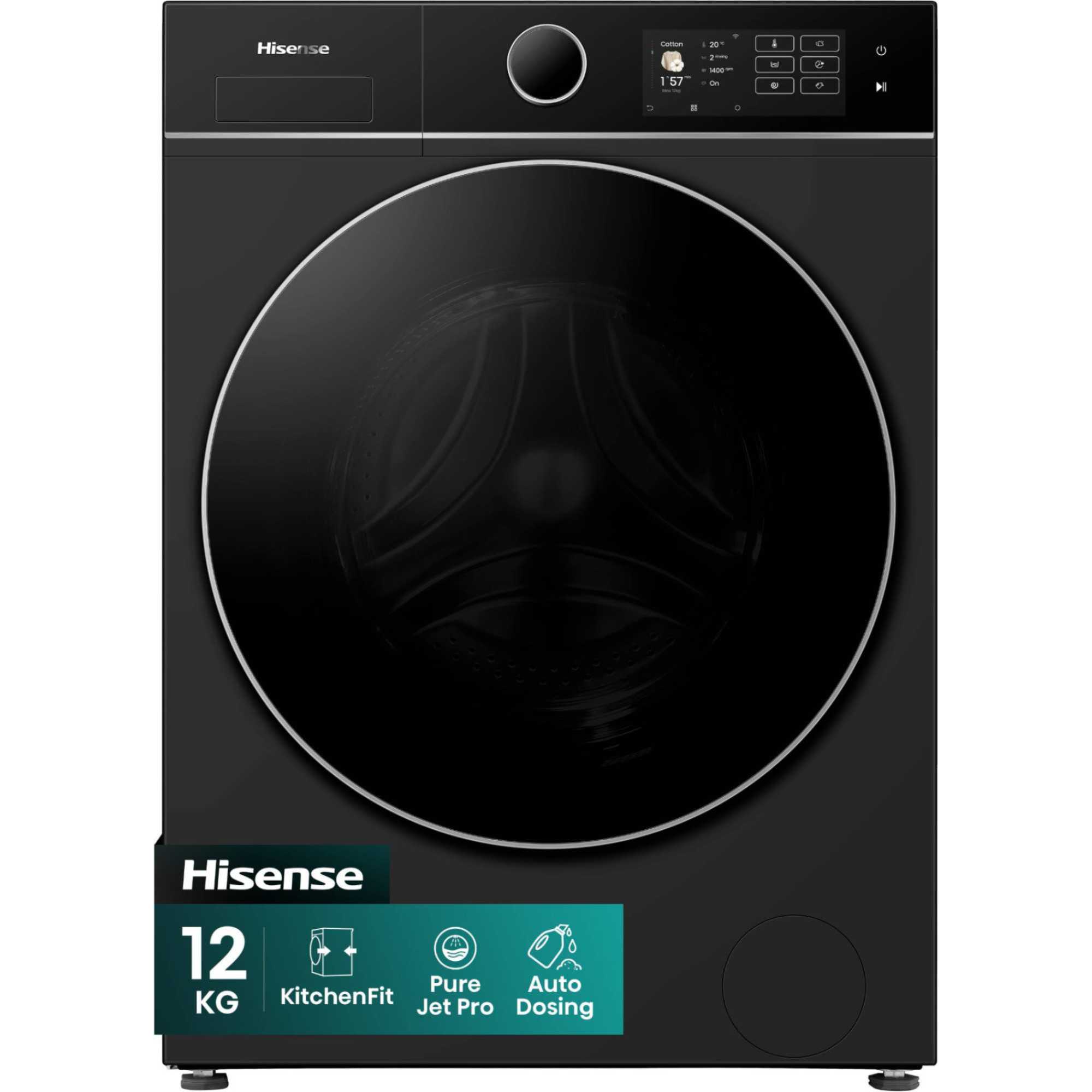 5i Series 12kg 1400rpm Washing Machine - WF5I1245BBR