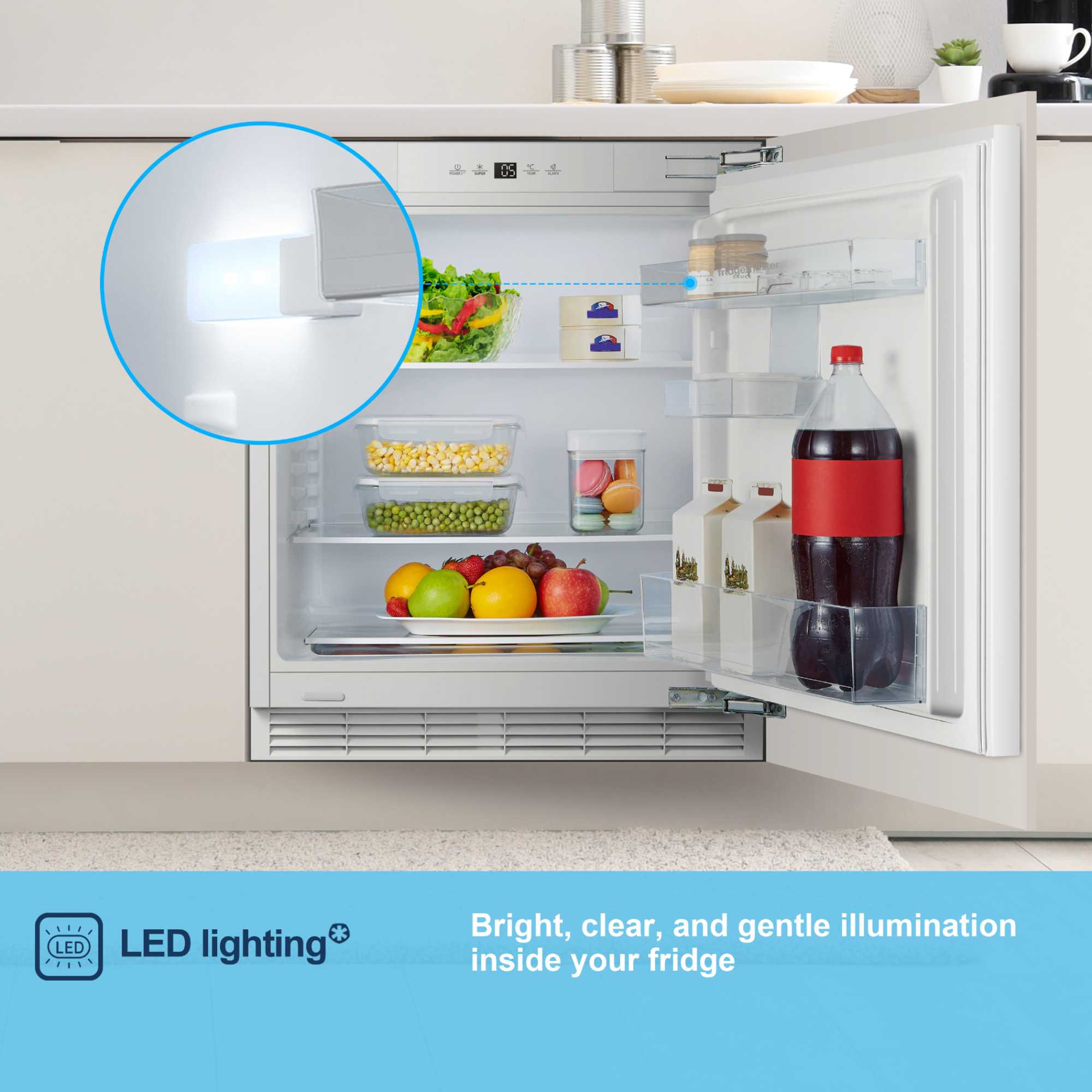 MBUL60138E 138l Built-In Larder Fridge