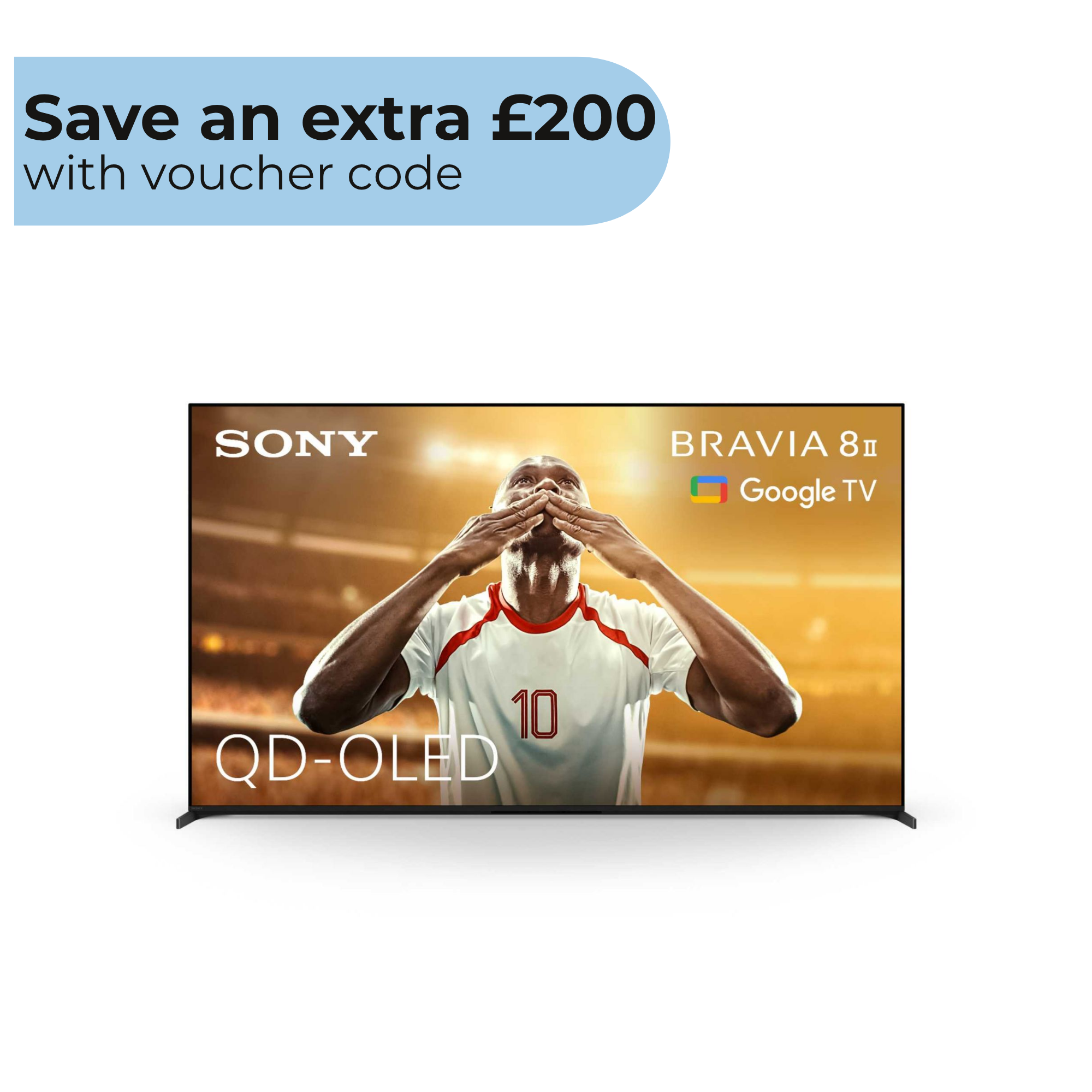 BRAVIA 8 II 65" 4K QD-OLED Google TV with Acoustic Surface Audio+ - K65XR8M25B