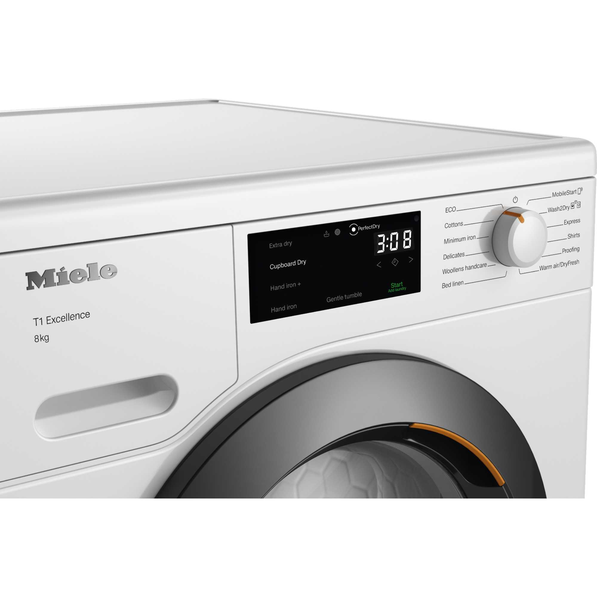 8kg Heat Pump Tumble Dryer - TEC645WP
