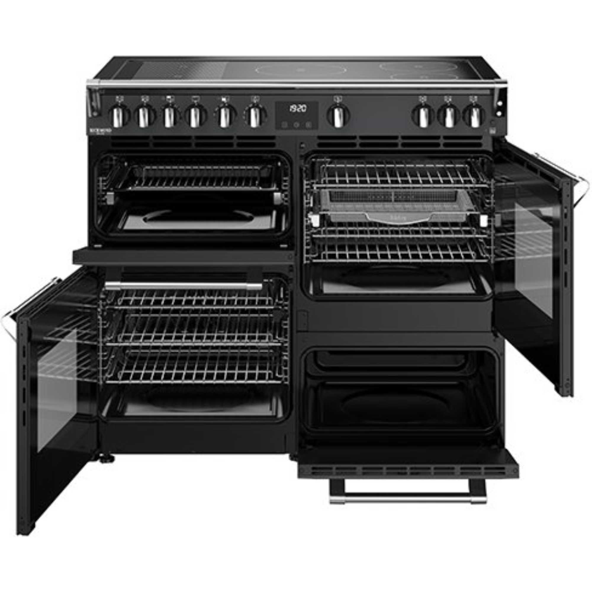444412021 Richmond Deluxe 100Ei RTY Range Cooker - Anthracite