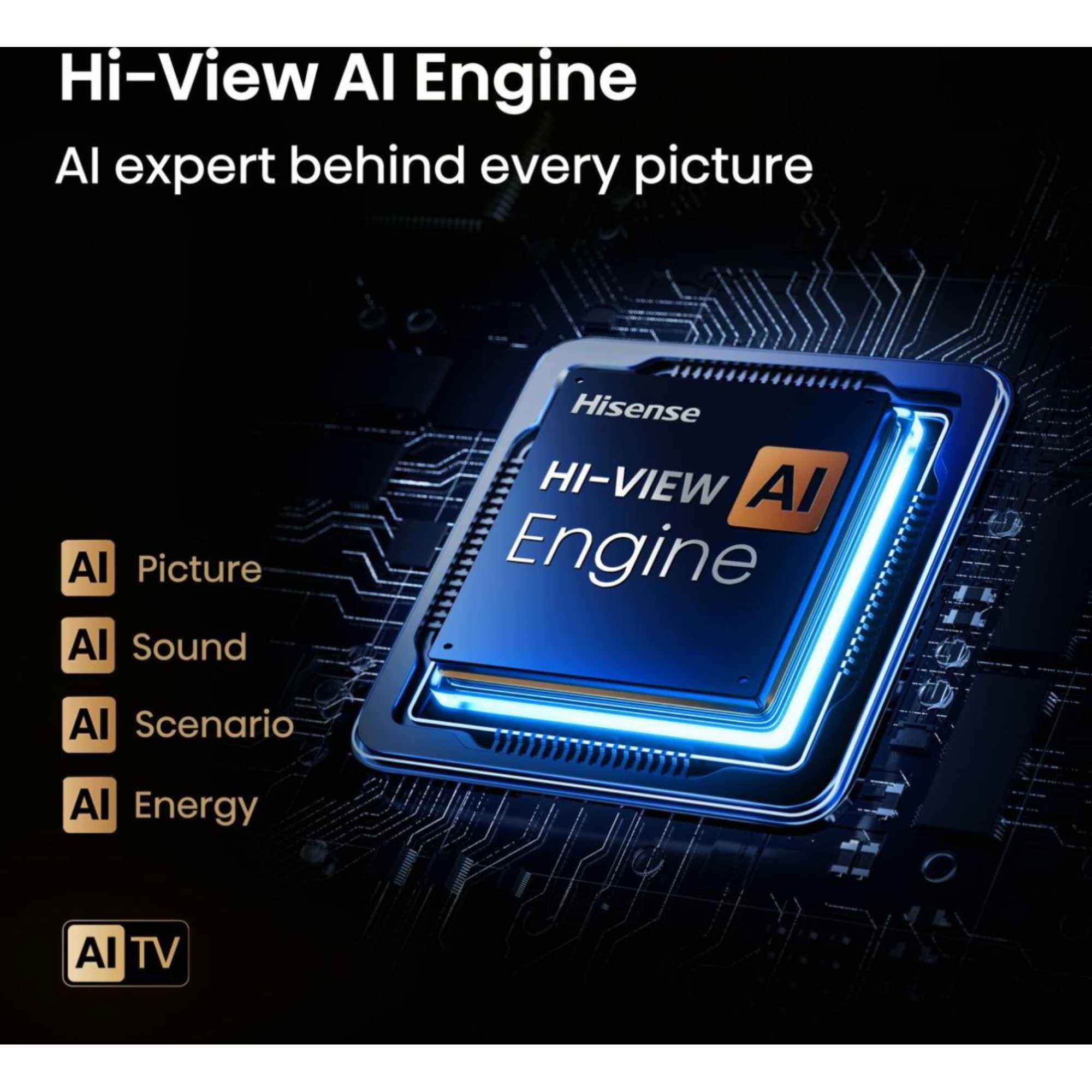 E7QTUK PRO 50" 144Hz QLED Smart AI TV with Freely - 50E7QTUK-PRO