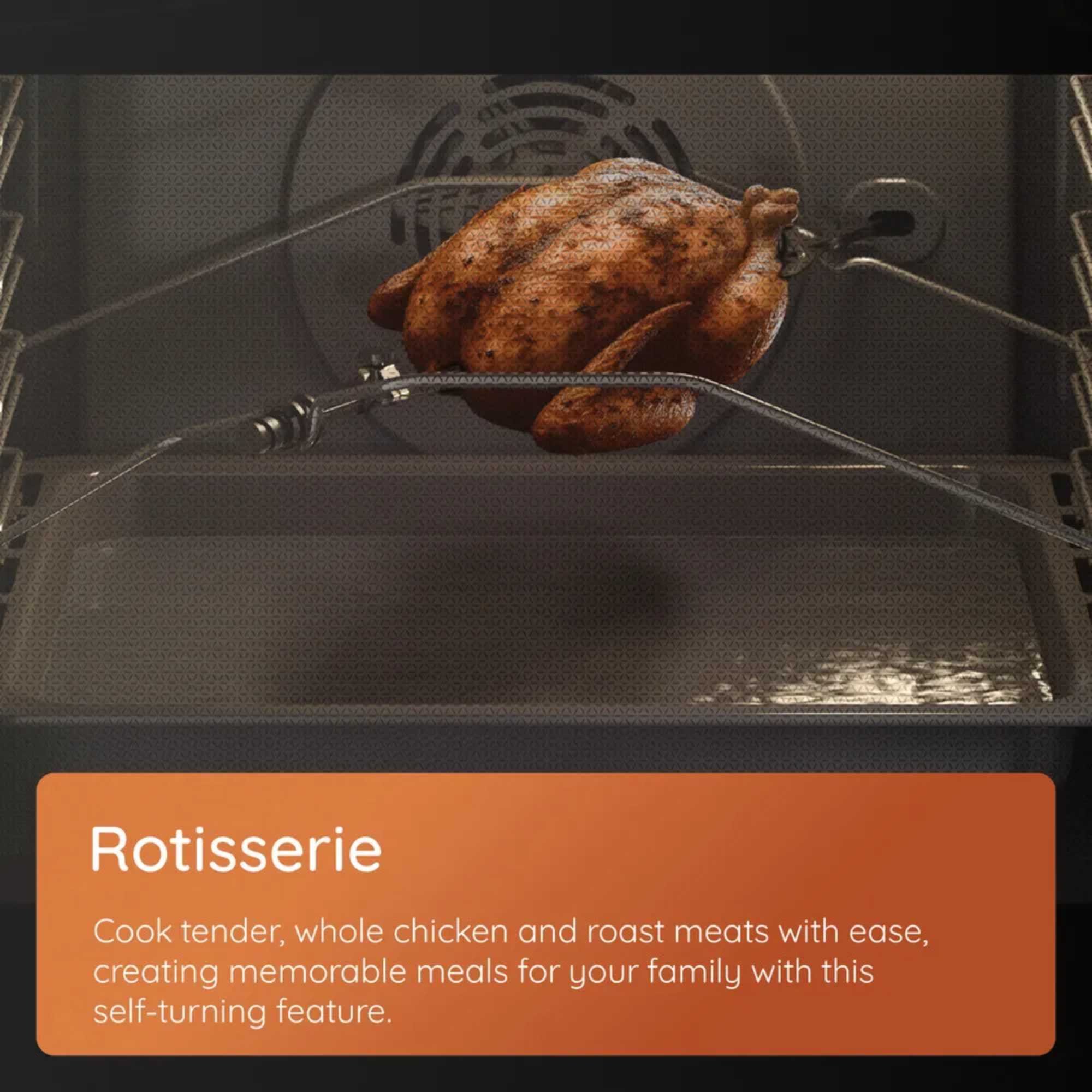 HOIM4S8PM0XUK Class 4 Built-In Electric Single Oven with Air Fry - S/Steel