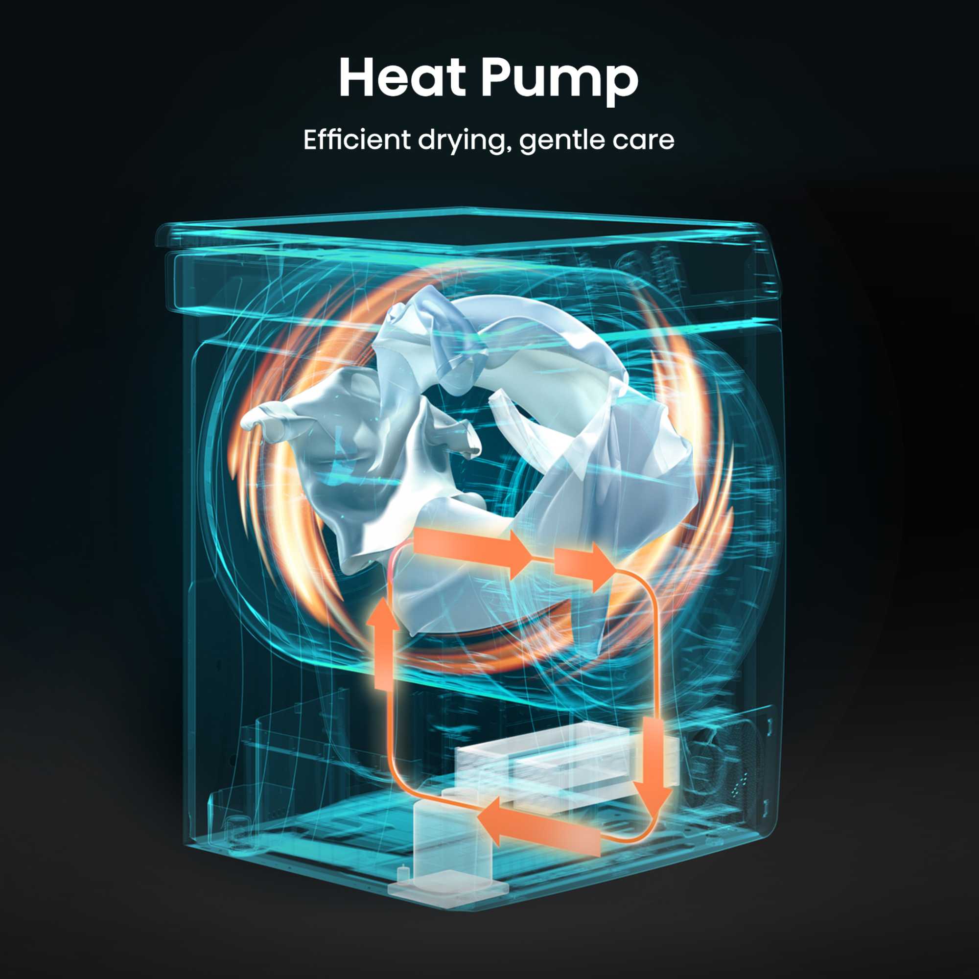 DH1Q902BW2 9kg Heat Pump Tumble Dryer - White