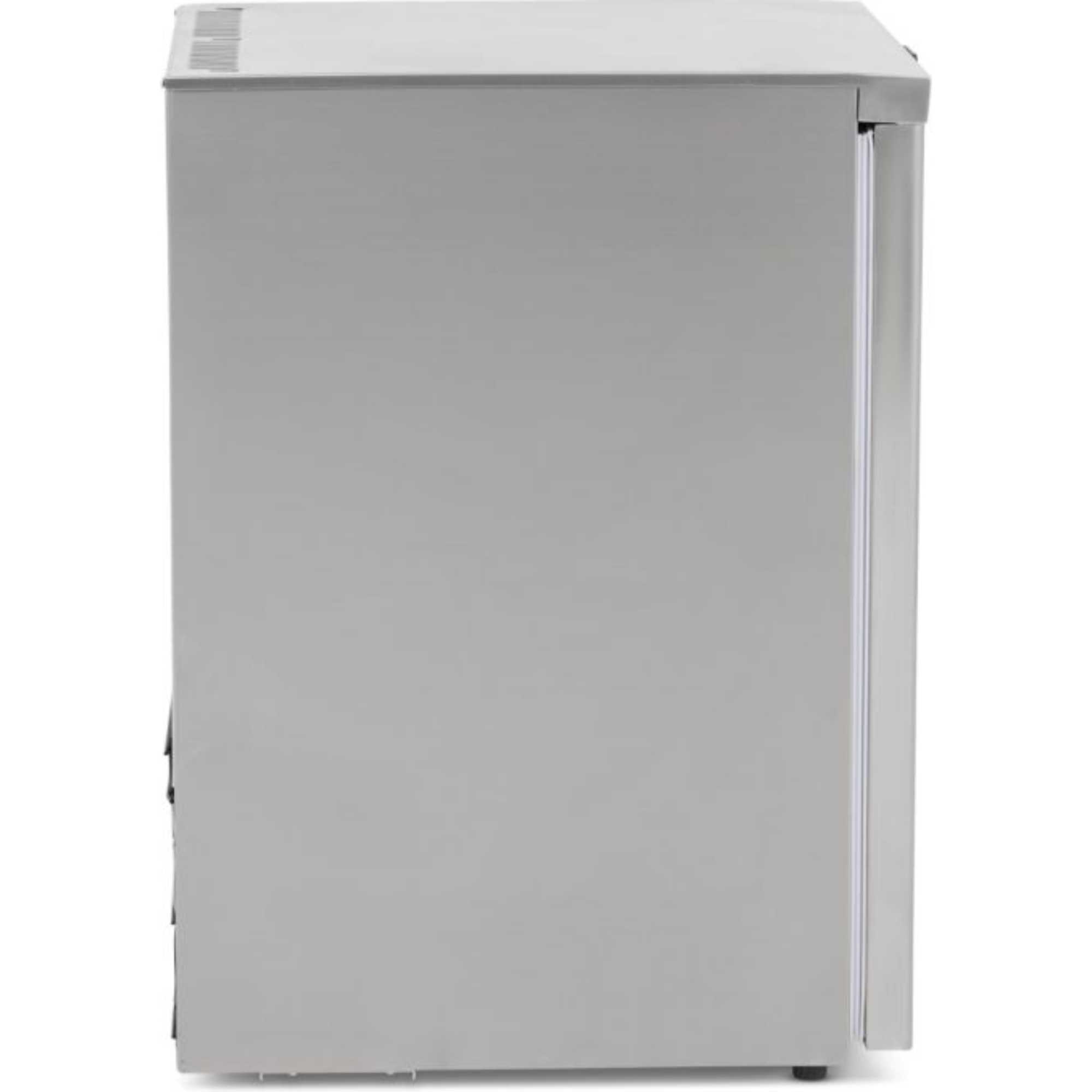 UCR140 Single Hinged Door 98L Undercounter Refrigerator - Stainless Steel
