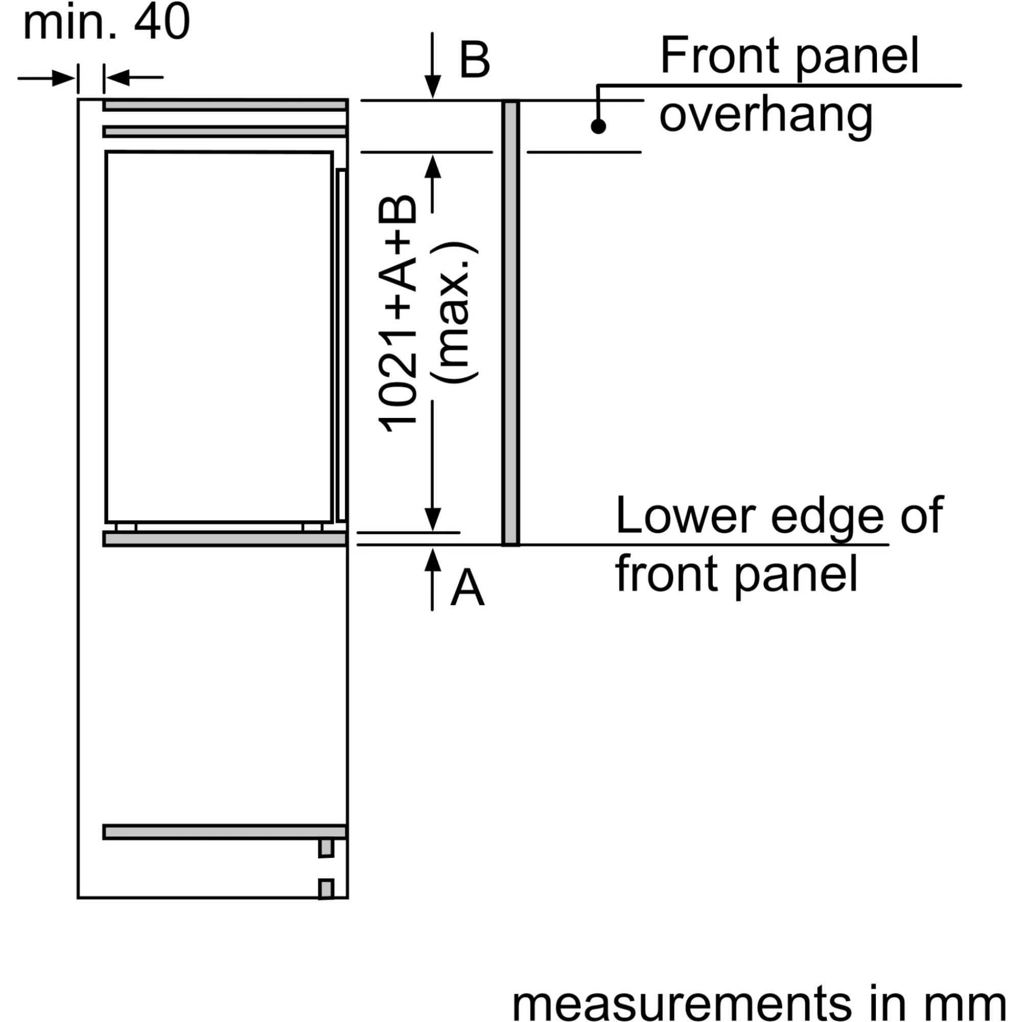 KI1311SE0 N 30 165l Built-In Larder Fridge
