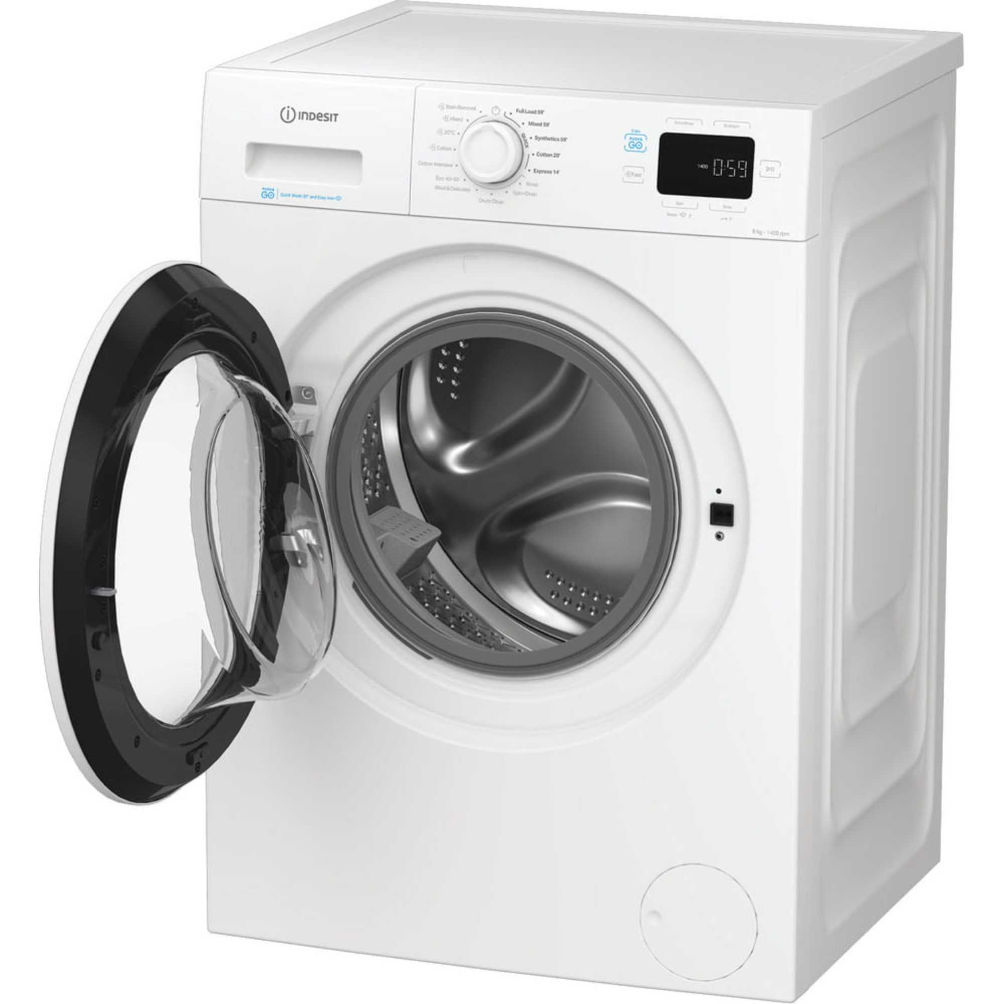 IP 846 PUSH&GO UK 8kg 1400rpm Washing Machine - White