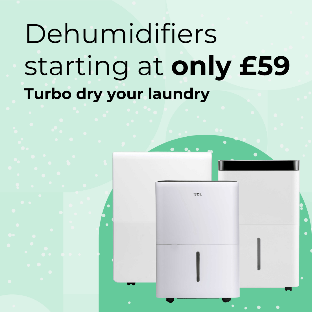 Dehumidifiers starting at only £59