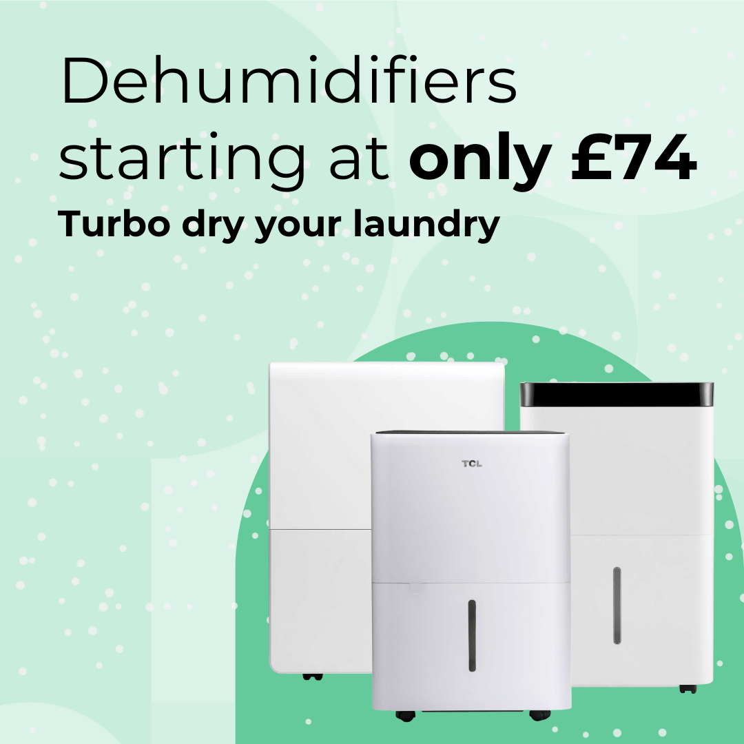 Dehumidifiers starting at only £59