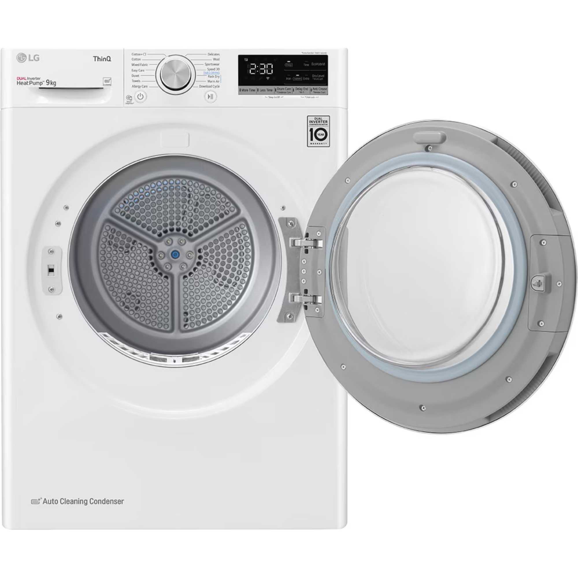 FDV709W DUAL Inverter 9kg Tumble Dryer - White
