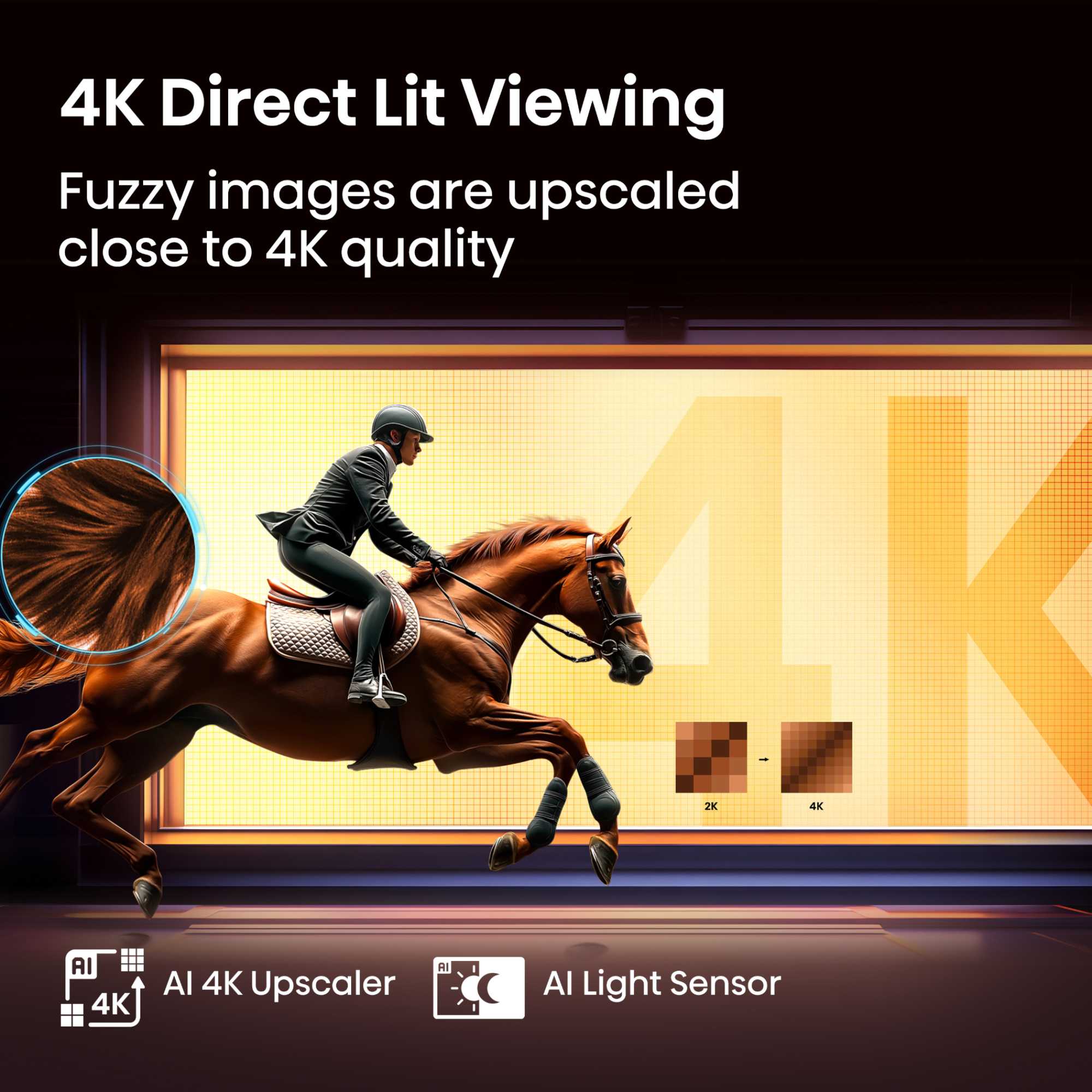 A6QTUK 85" 4K Ultra HD LED Freely Smart TV - 85A6QTUK