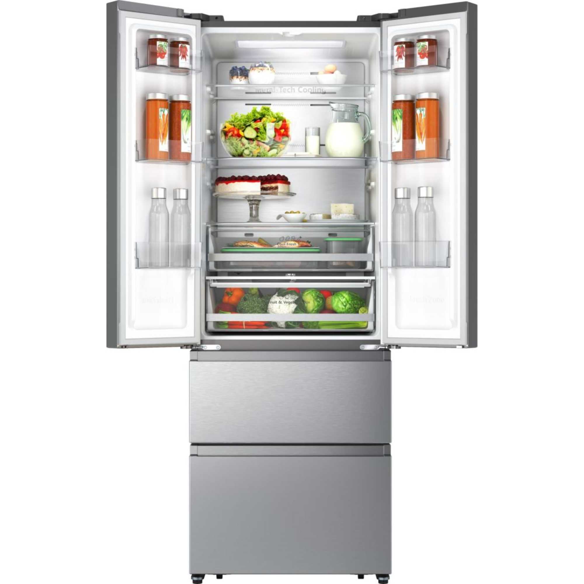 RF632N4AIE1 American Style 485l Total No Frost Fridge Freezer - Inox Look