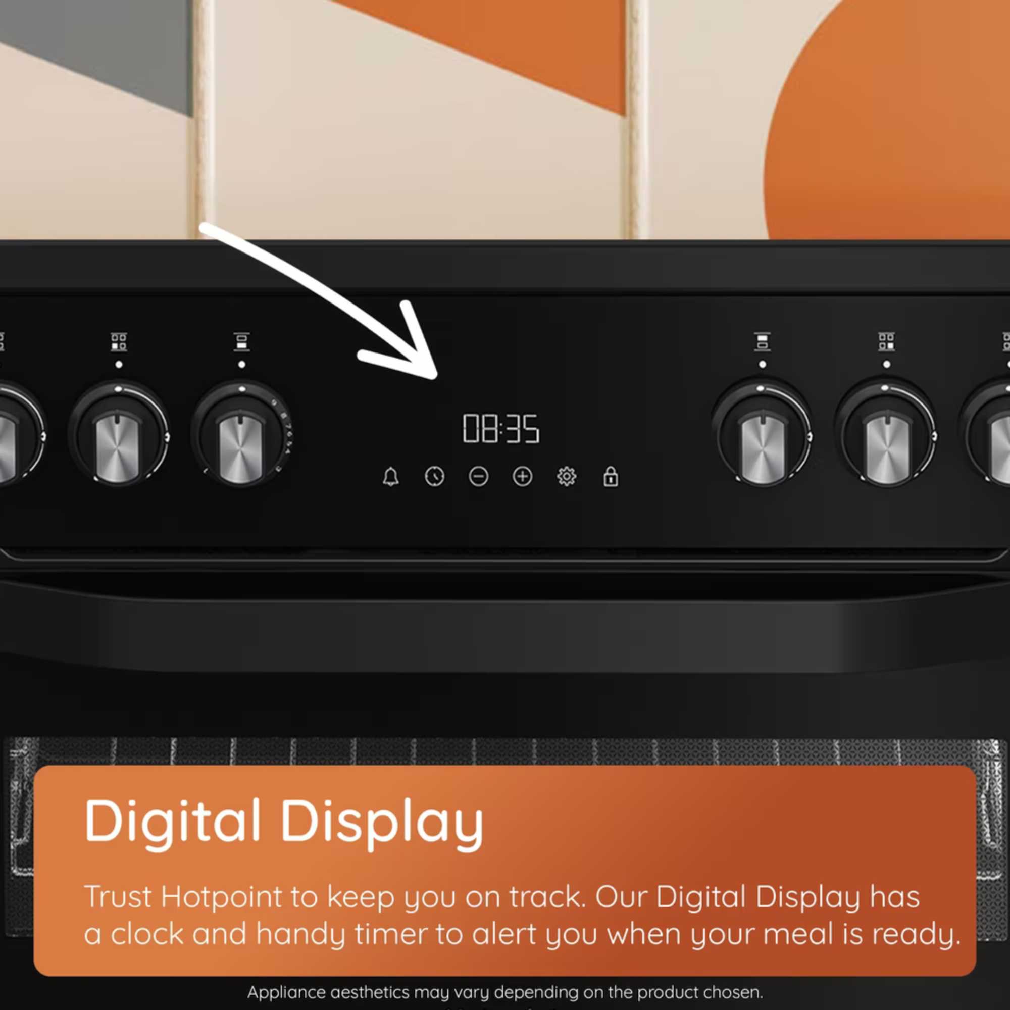 HDD6GDC2WX Dual Fuel Double Oven Cooker - Inox