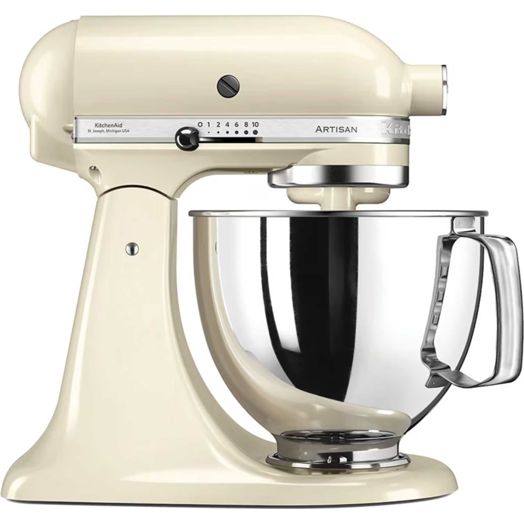 5KSM125BAC Artisan 4.8L Stand Mixer - Almond Cream