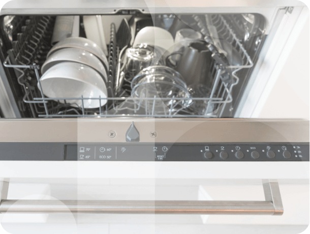 Dishwasher programme selector.