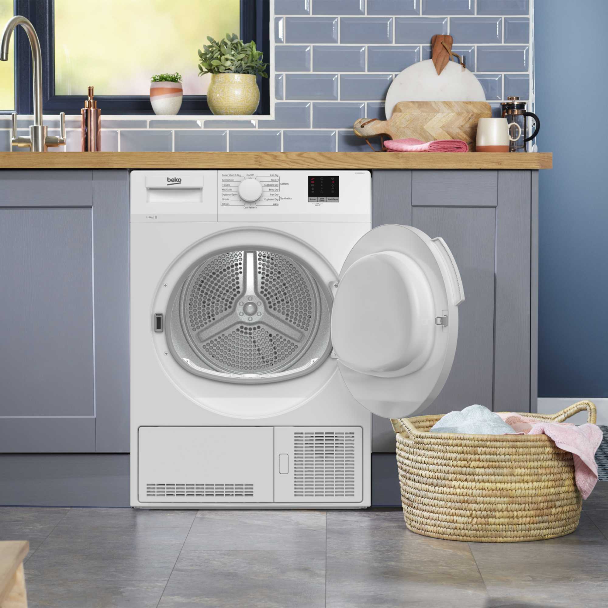 8kg Condenser Tumble Dryer - DTLCE80051W
