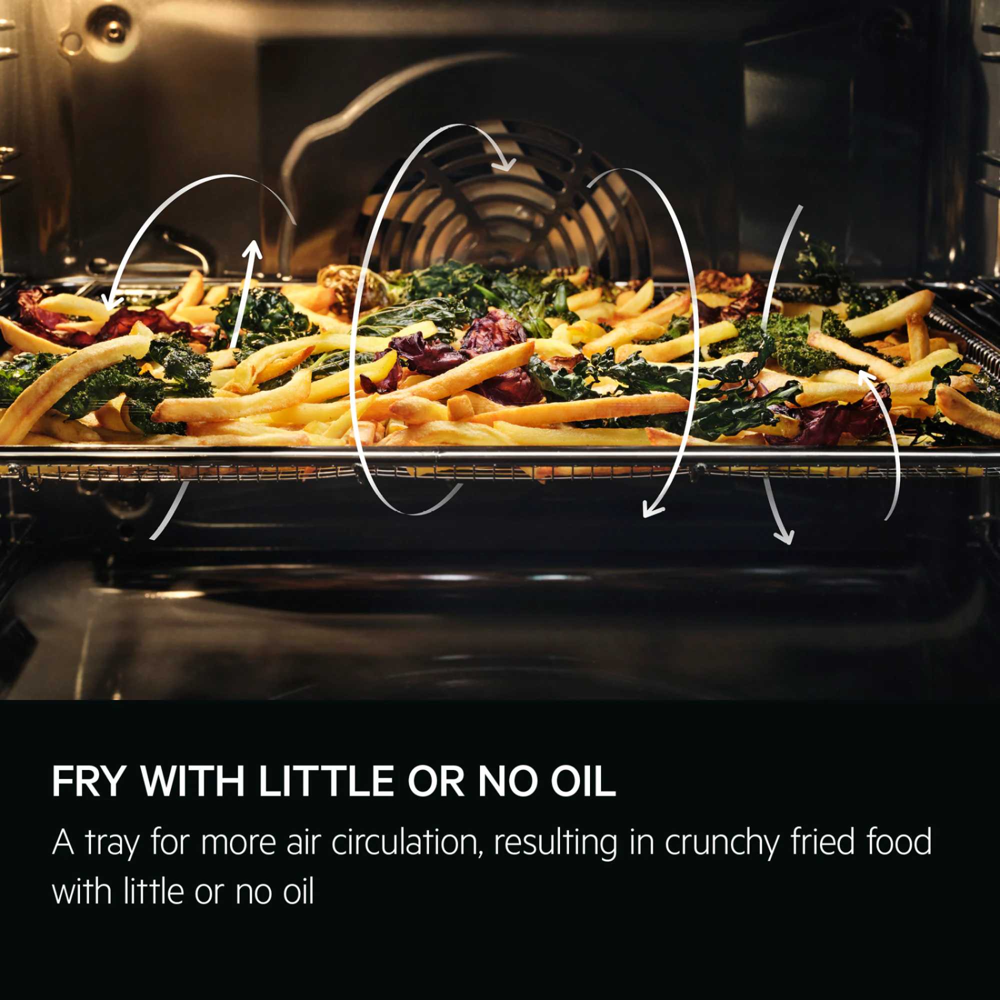 OS6PB50AK 6000 SenseCook Built-in Oven with Pyrolytic Self Clean - Black