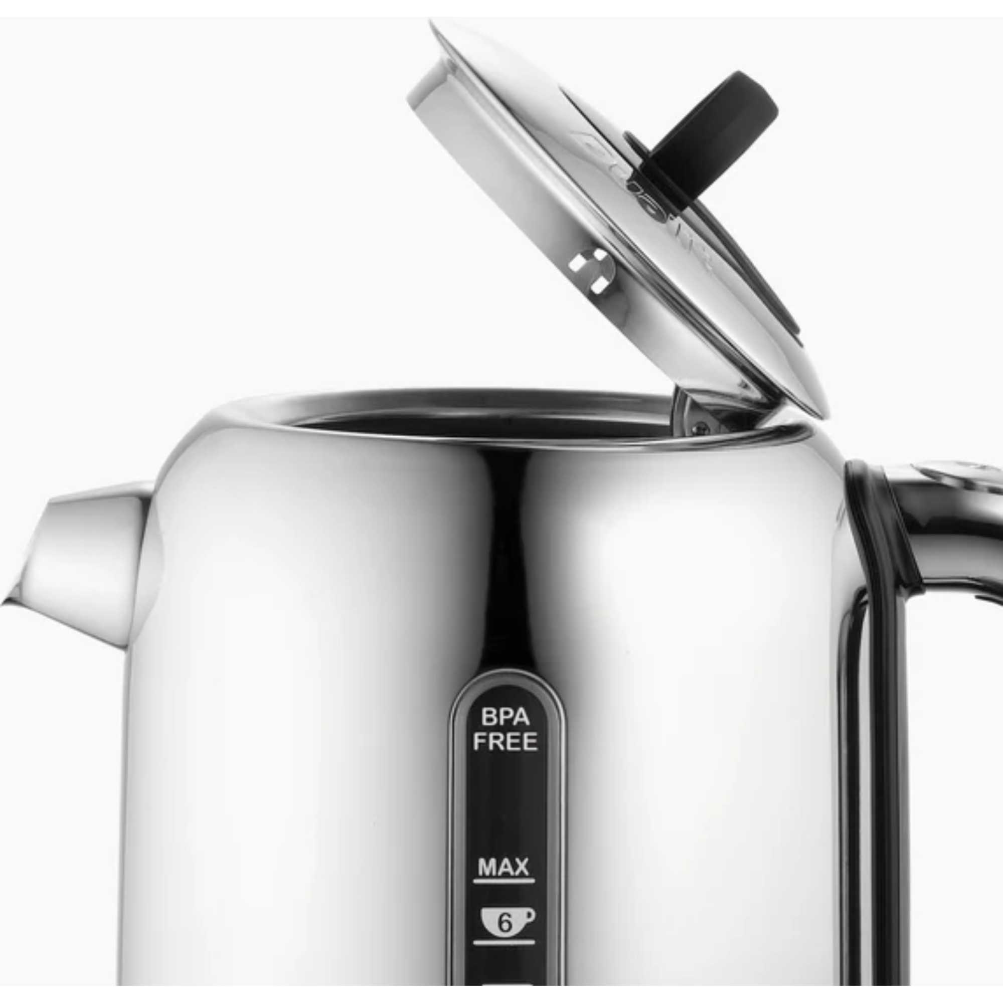 72815 3000W 1.7L Classic Style Kettle with Whisper Boil - Polished Stainless Steel