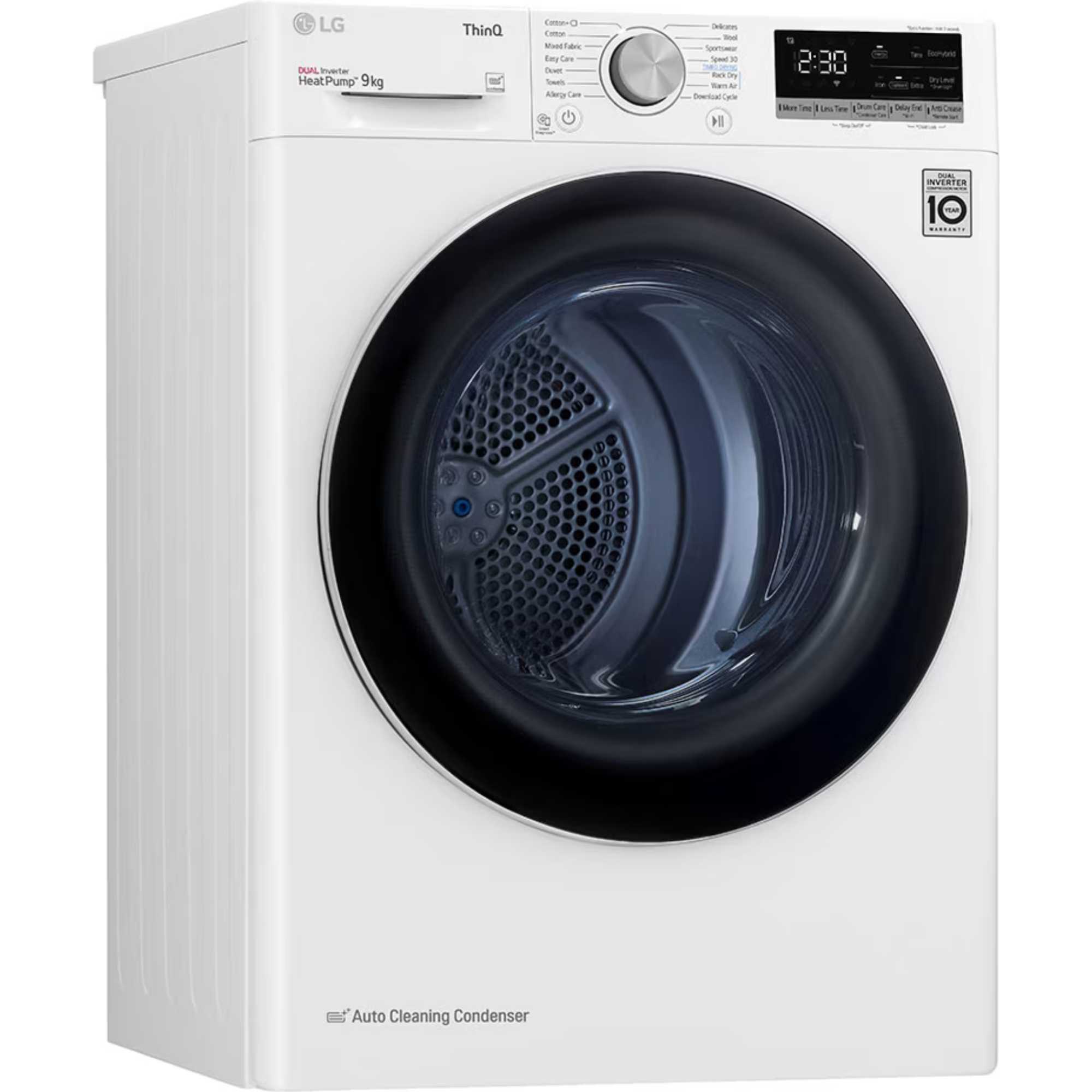 FDV709W DUAL Inverter 9kg Tumble Dryer - White