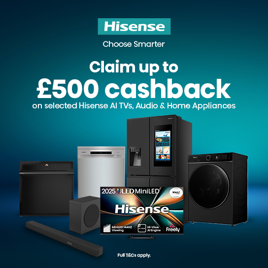 Hisense 500 cashback 