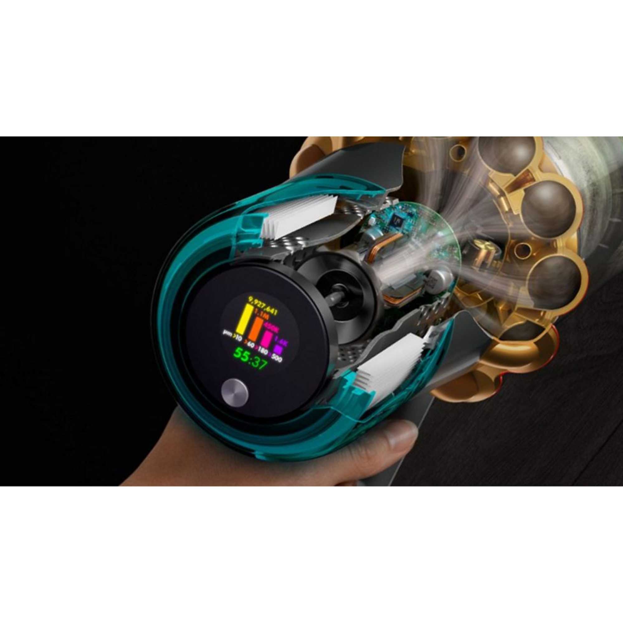 V15 Detect Absolute Cordless Vacuum, Yellow/Nickel