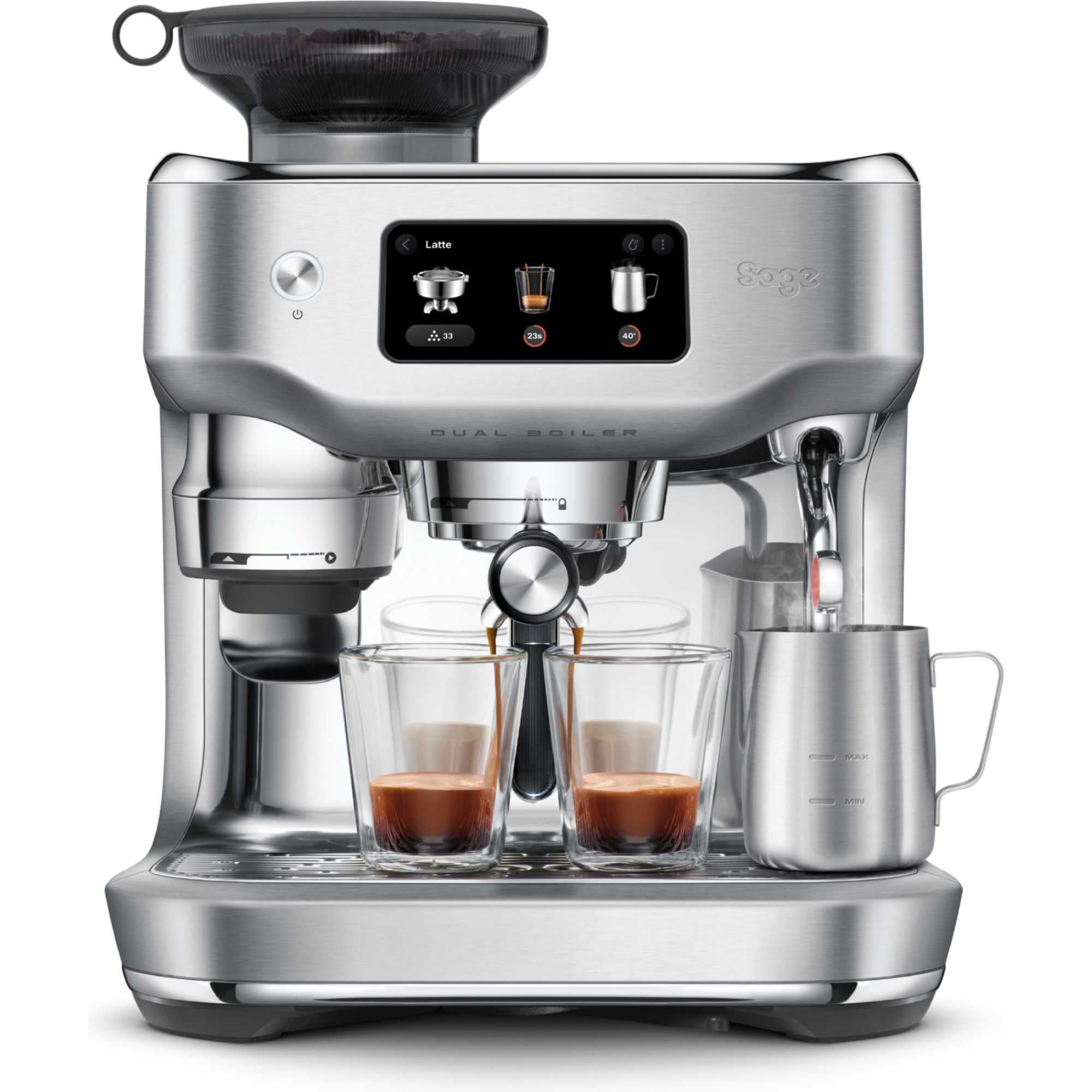 the Oracle Dual Boiler Bean to Cup Espresso Machine - Stainless Steel