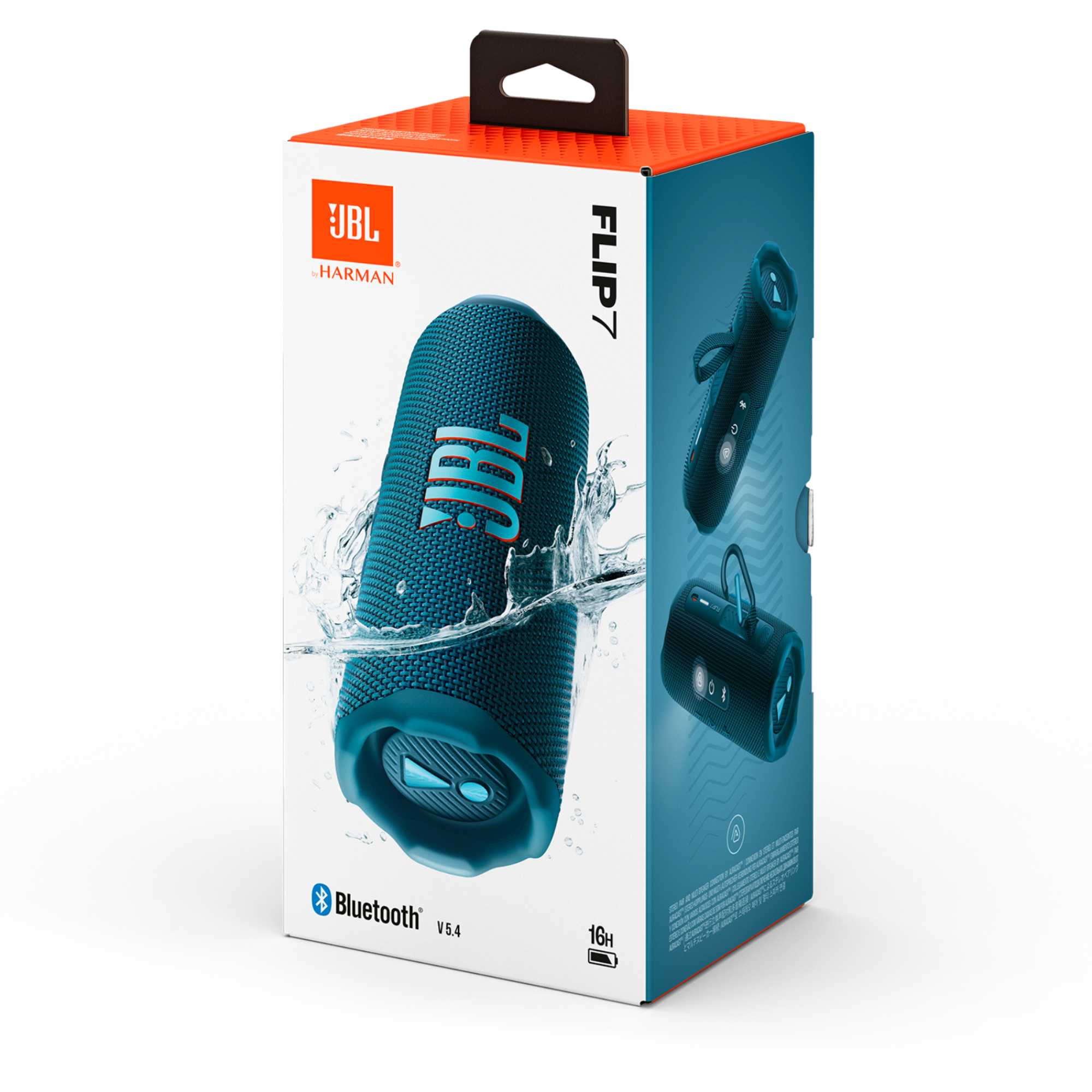 Flip 7 Portable Bluetooth Speaker with JBL Pro Sound - Blue