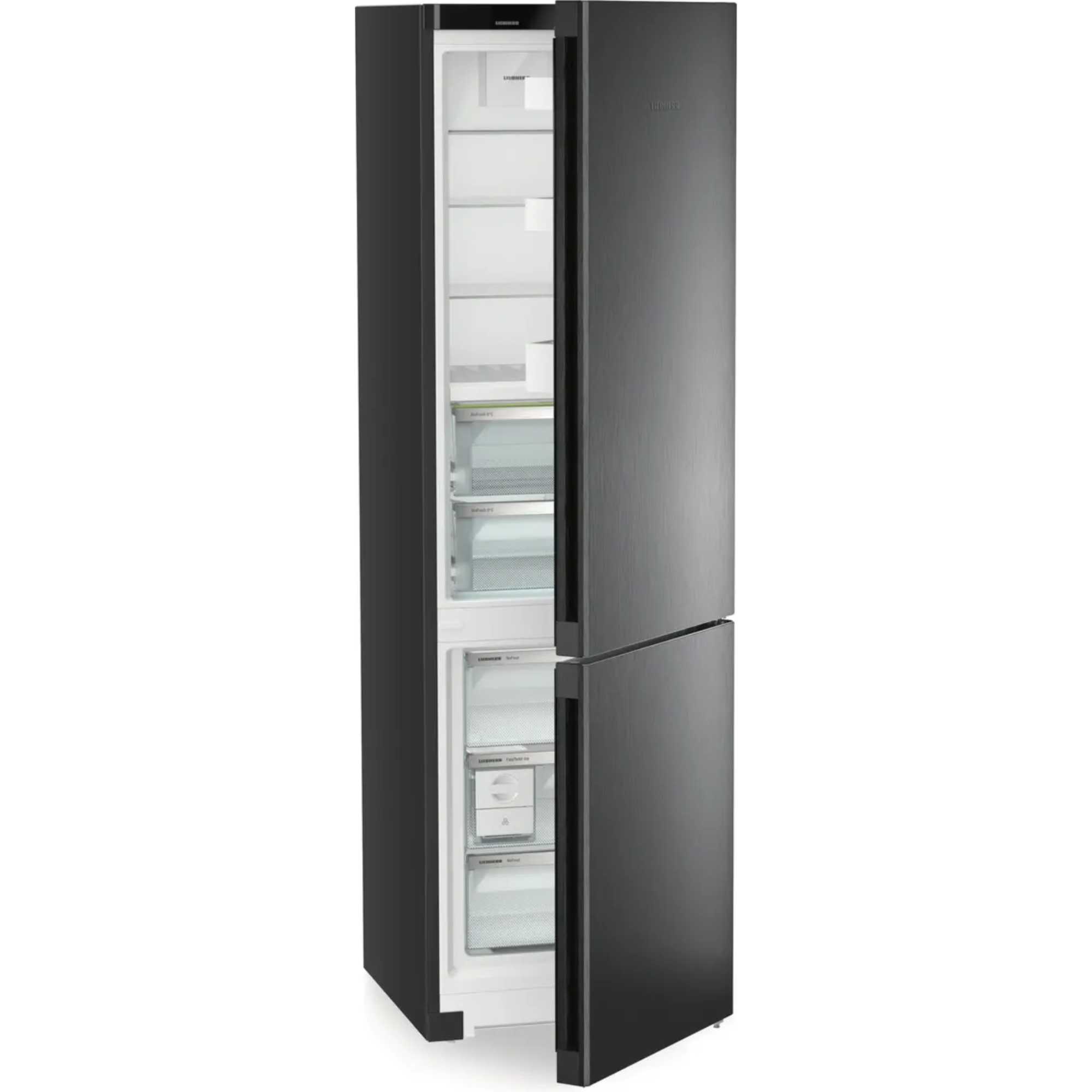 CBNBDA572I 360l NoFrost Fridge Freezer - Black Steel