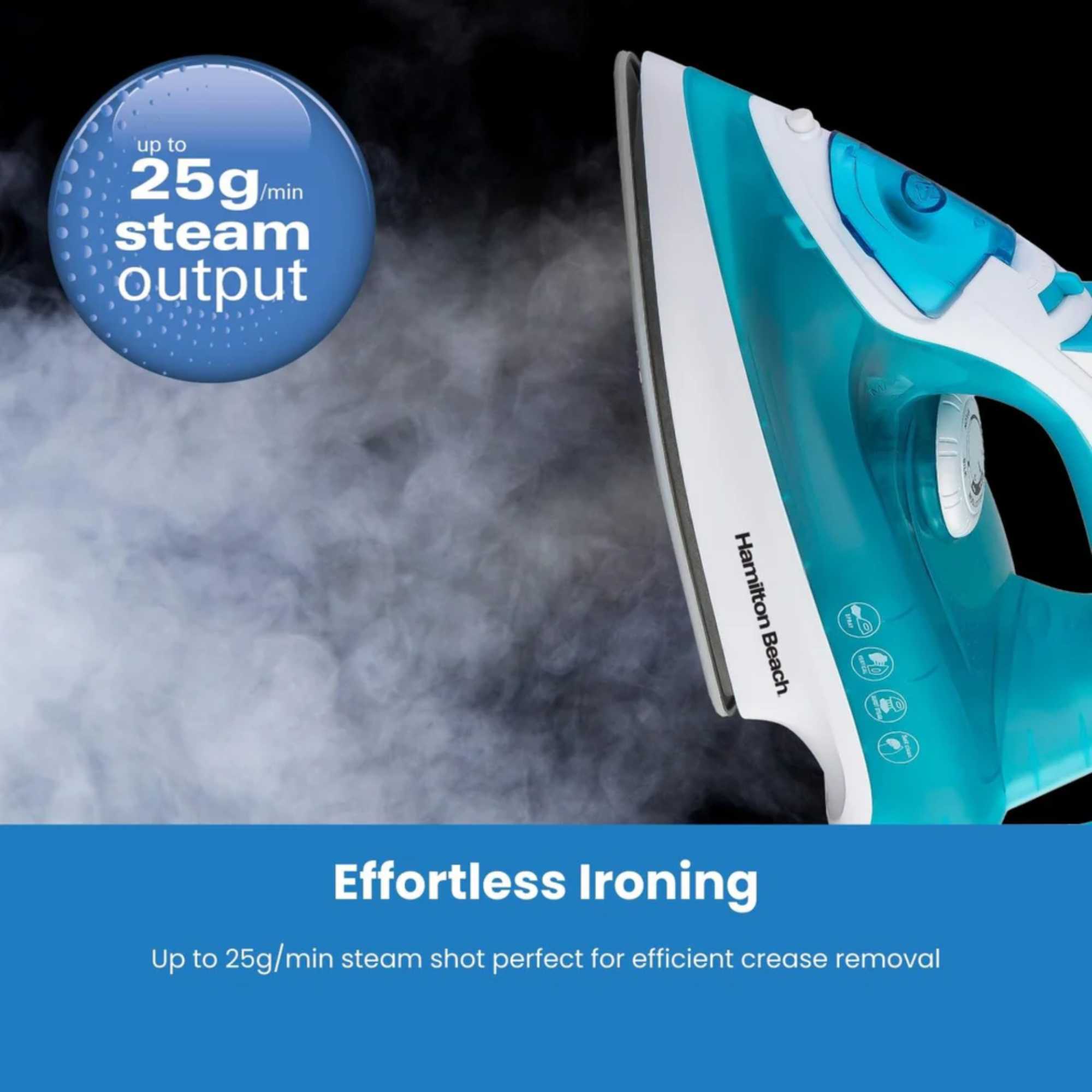 HB508AW SteamMax 2200W Steam Iron - Aqua & White